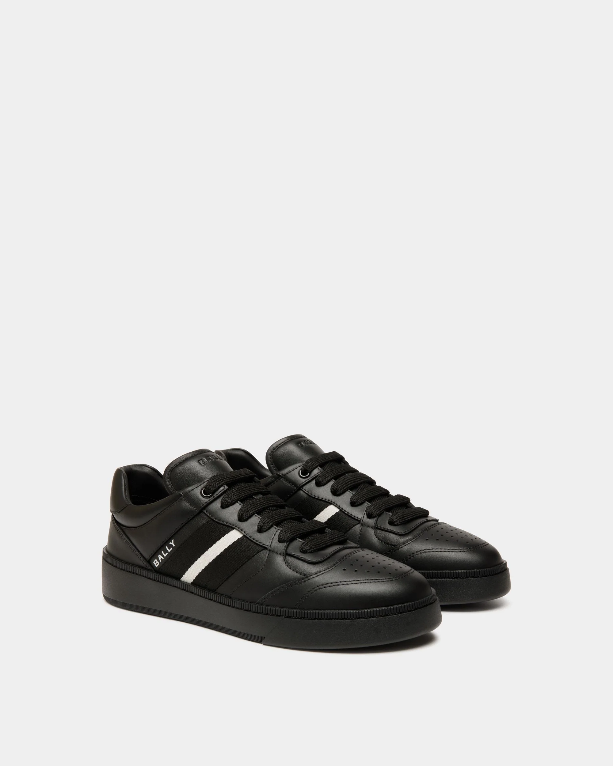Raise Sneaker in Black Leather - Image 2