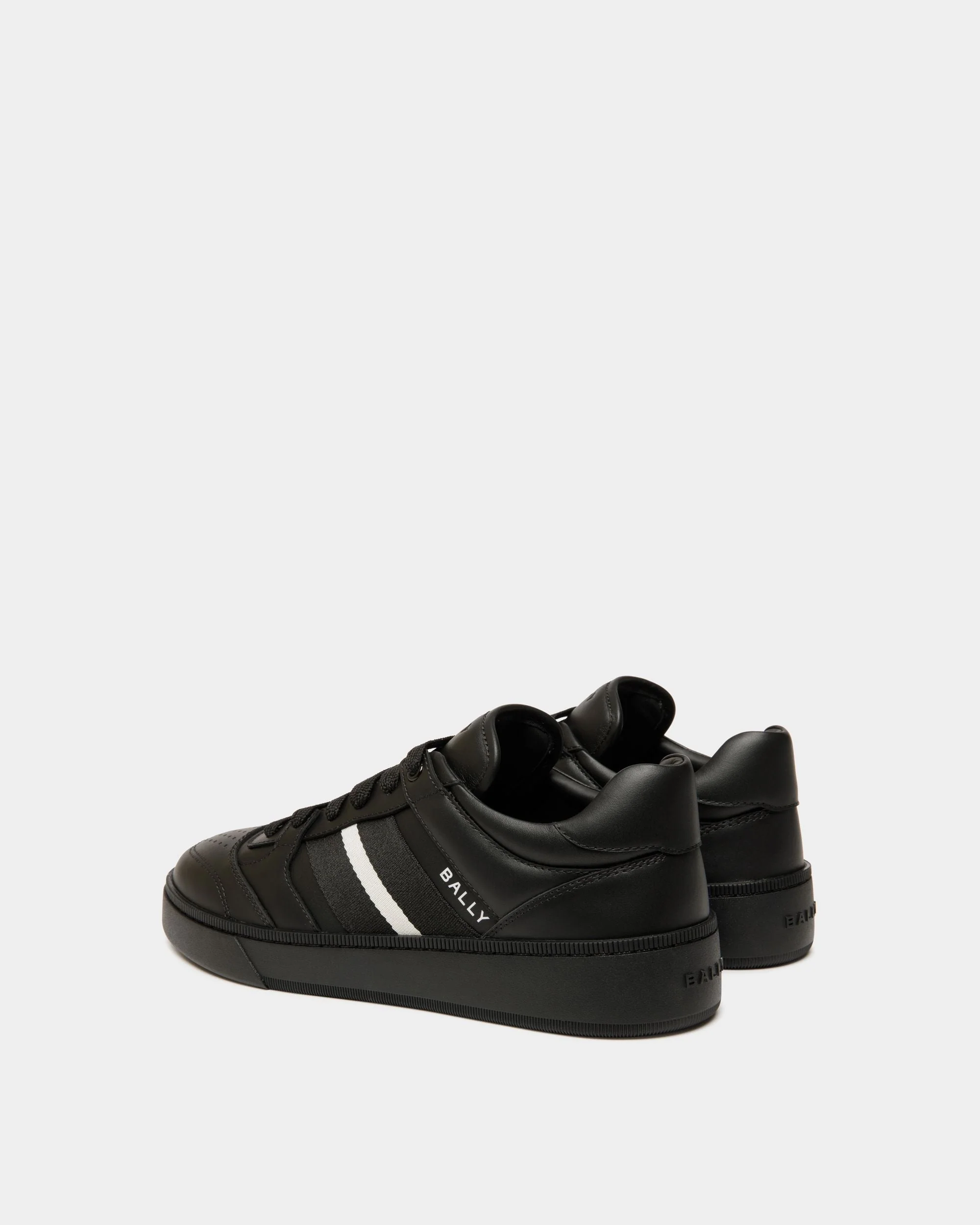 Raise Sneaker in Black Leather - Image 3