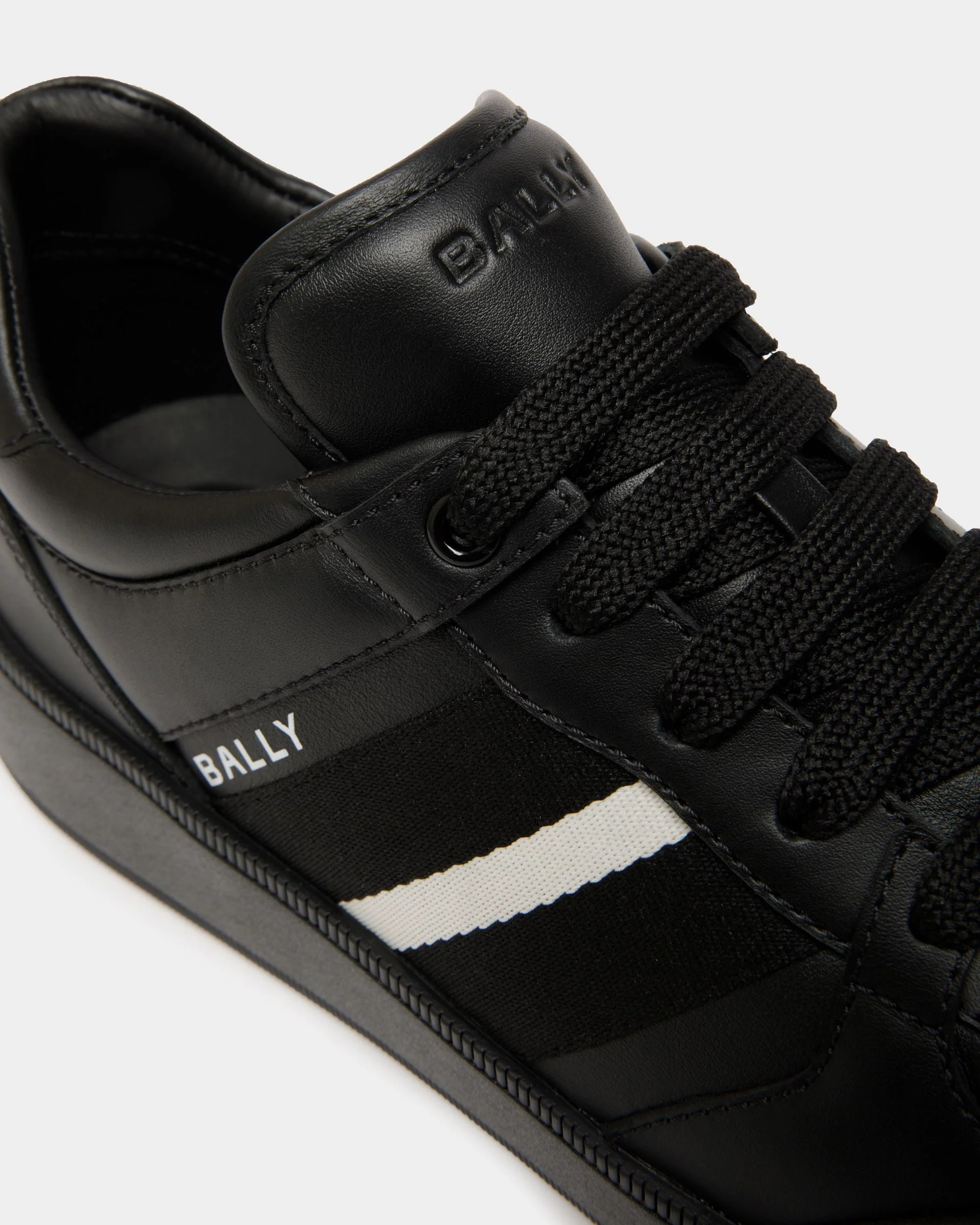 Raise Sneaker in Black Leather - Image 5