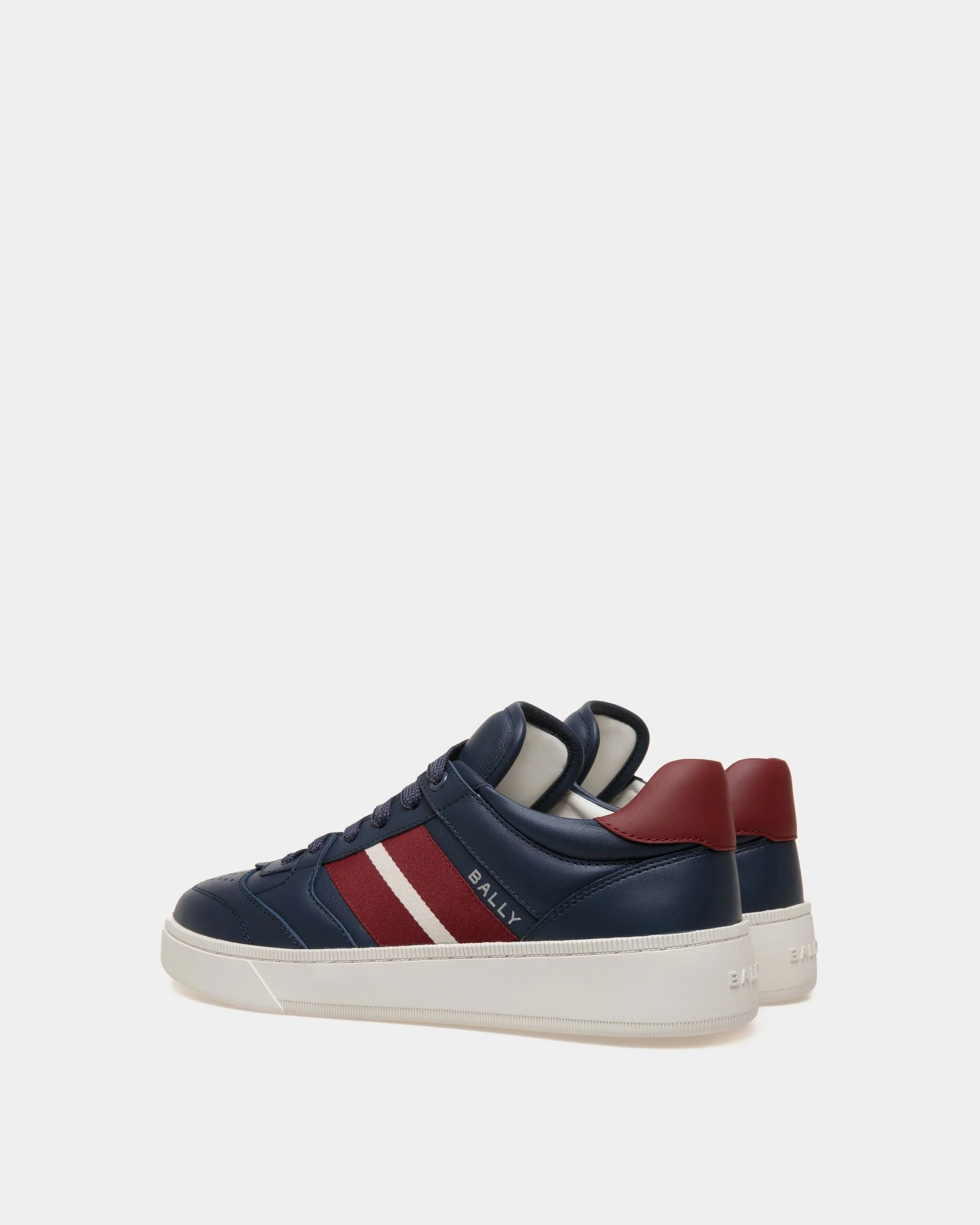 Raise Sneaker in Blue Leather - Image 3