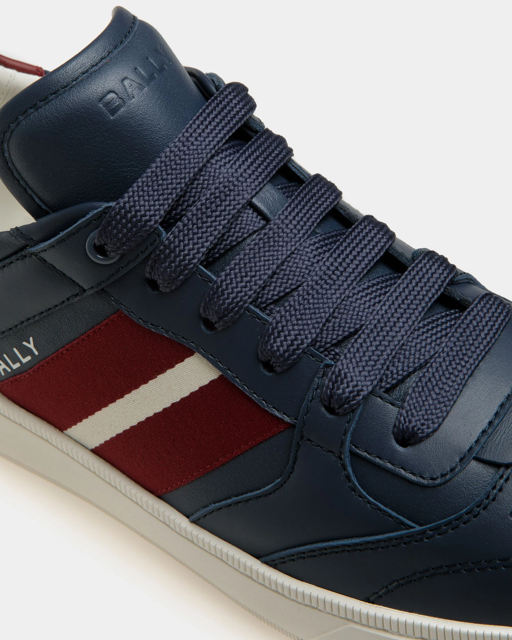 Raise Sneaker in Blue Leather - Image 5