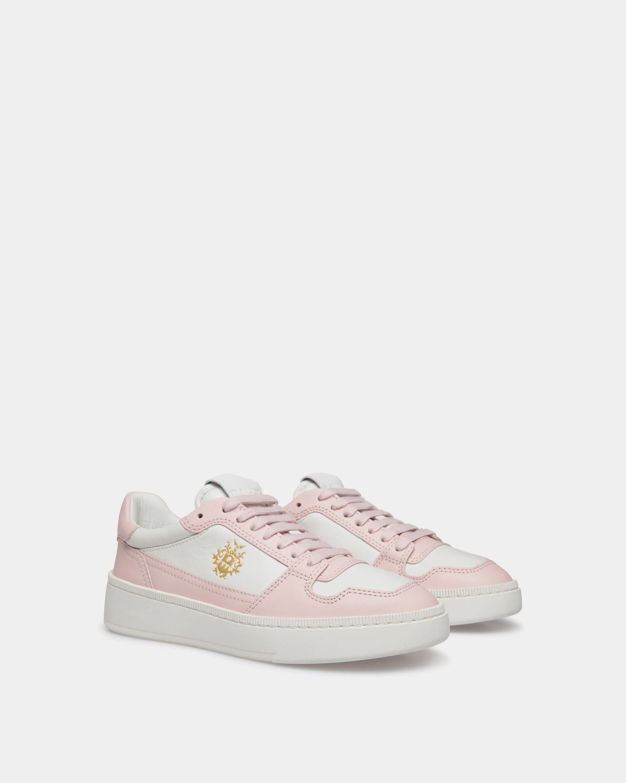 Raise Sneaker In Dusty Petal And White Leather - Image 3
