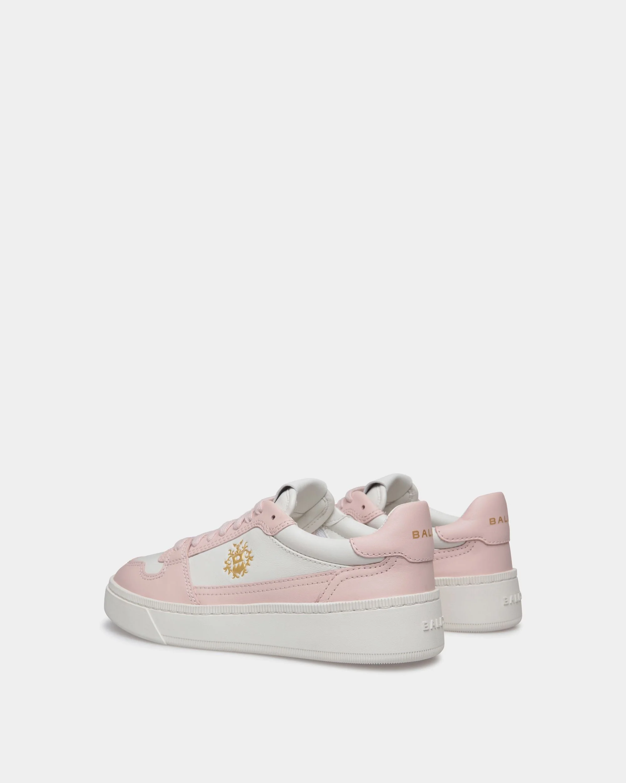 Raise Sneaker In Dusty Petal And White Leather - Image 4