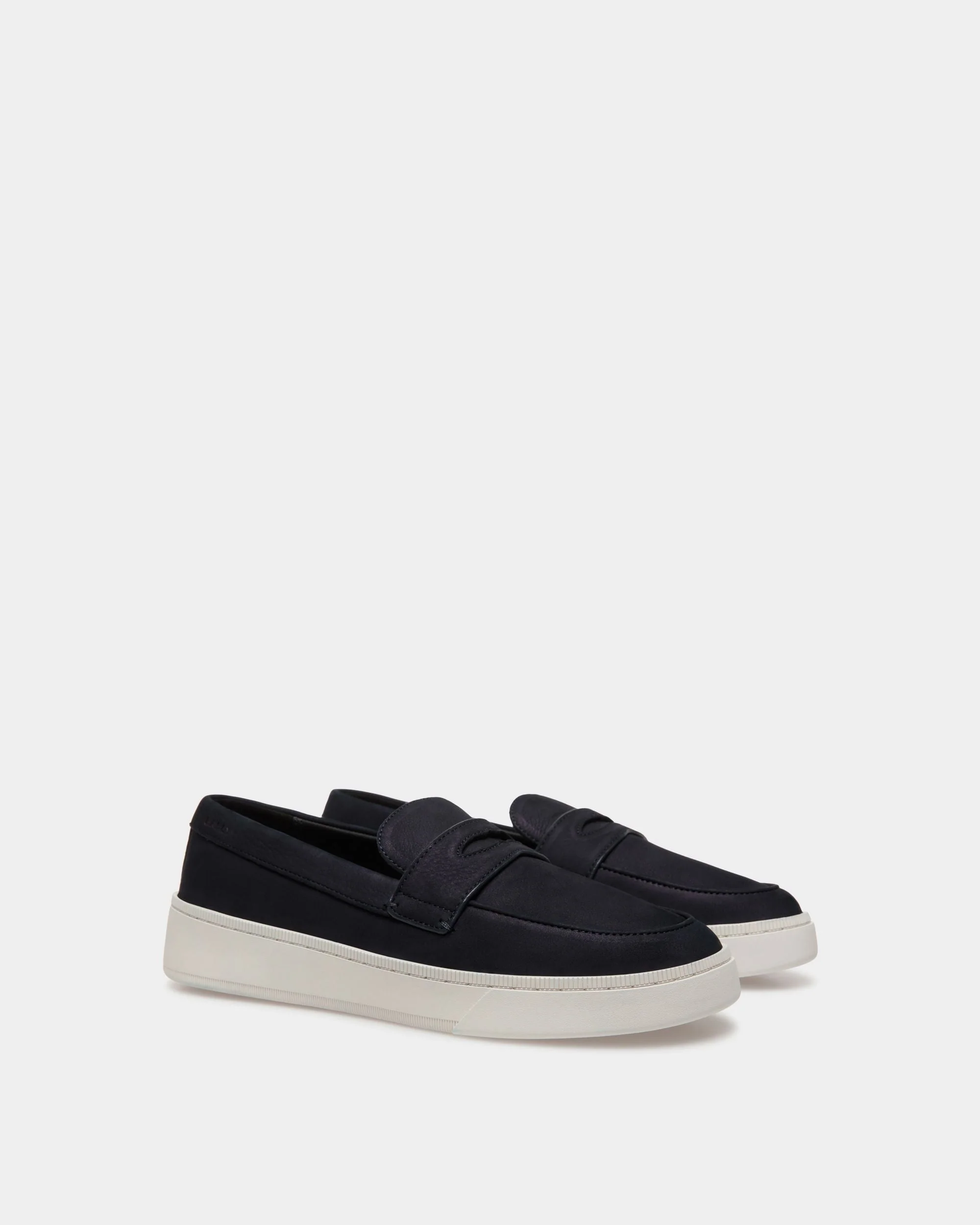 Raise Sneaker in Navy Blue Nubuck Leather - Image 2