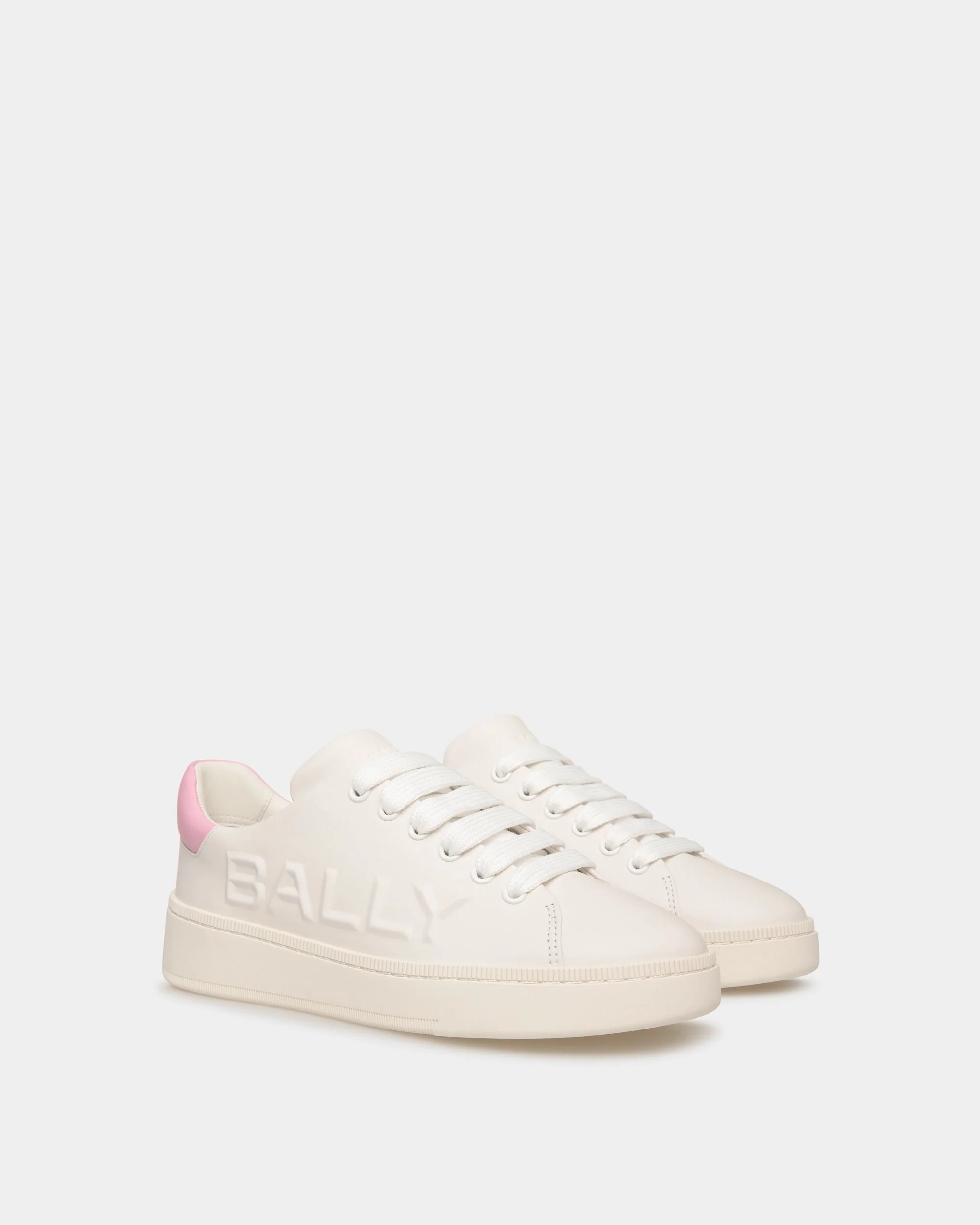 Raise Sneaker In White And Pink Leather - Image 2