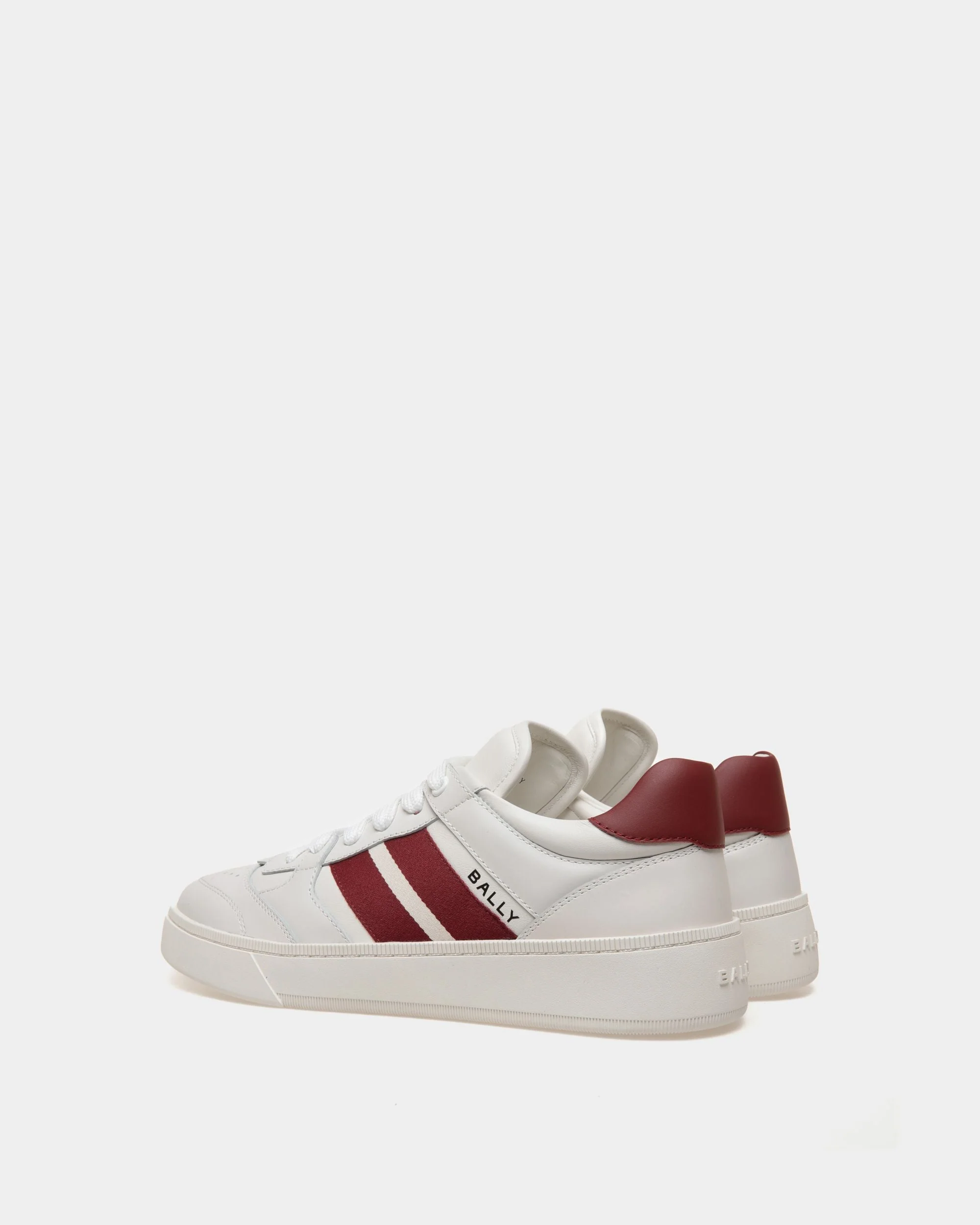 Raise Sneaker In White Leather - Image 4