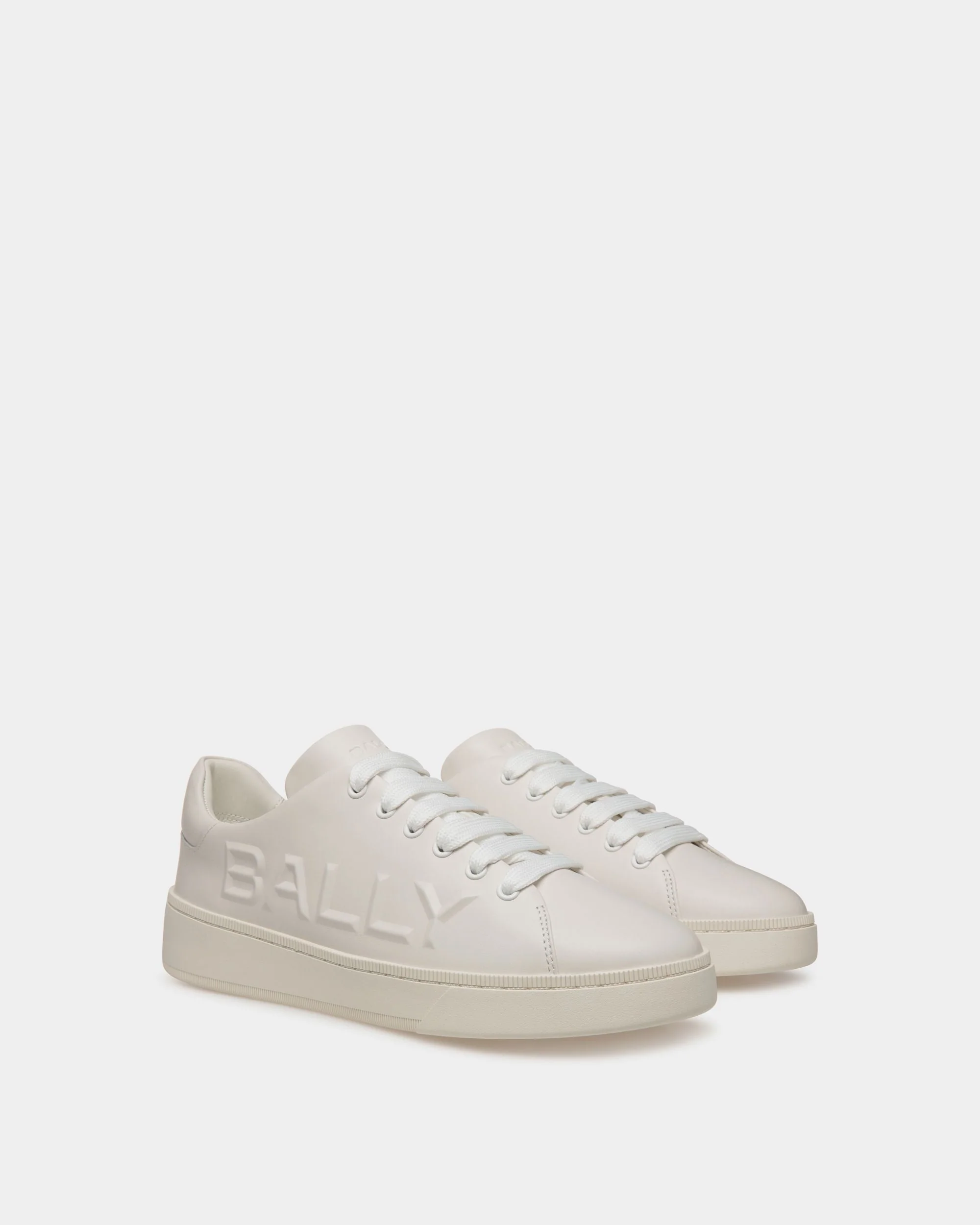 Raise Sneaker in White Leather - Image 2
