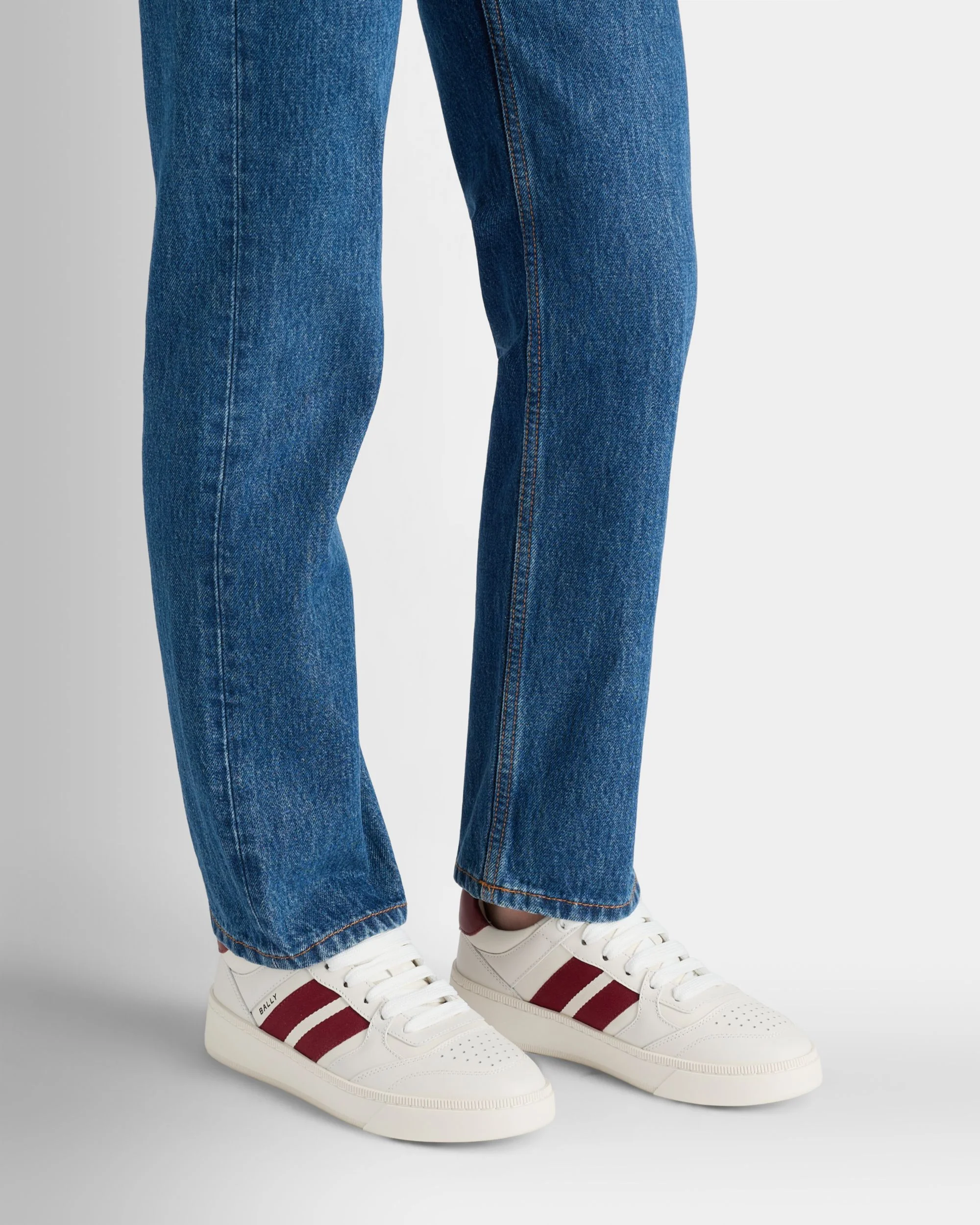 Raise Sneaker In White Leather - Image 2