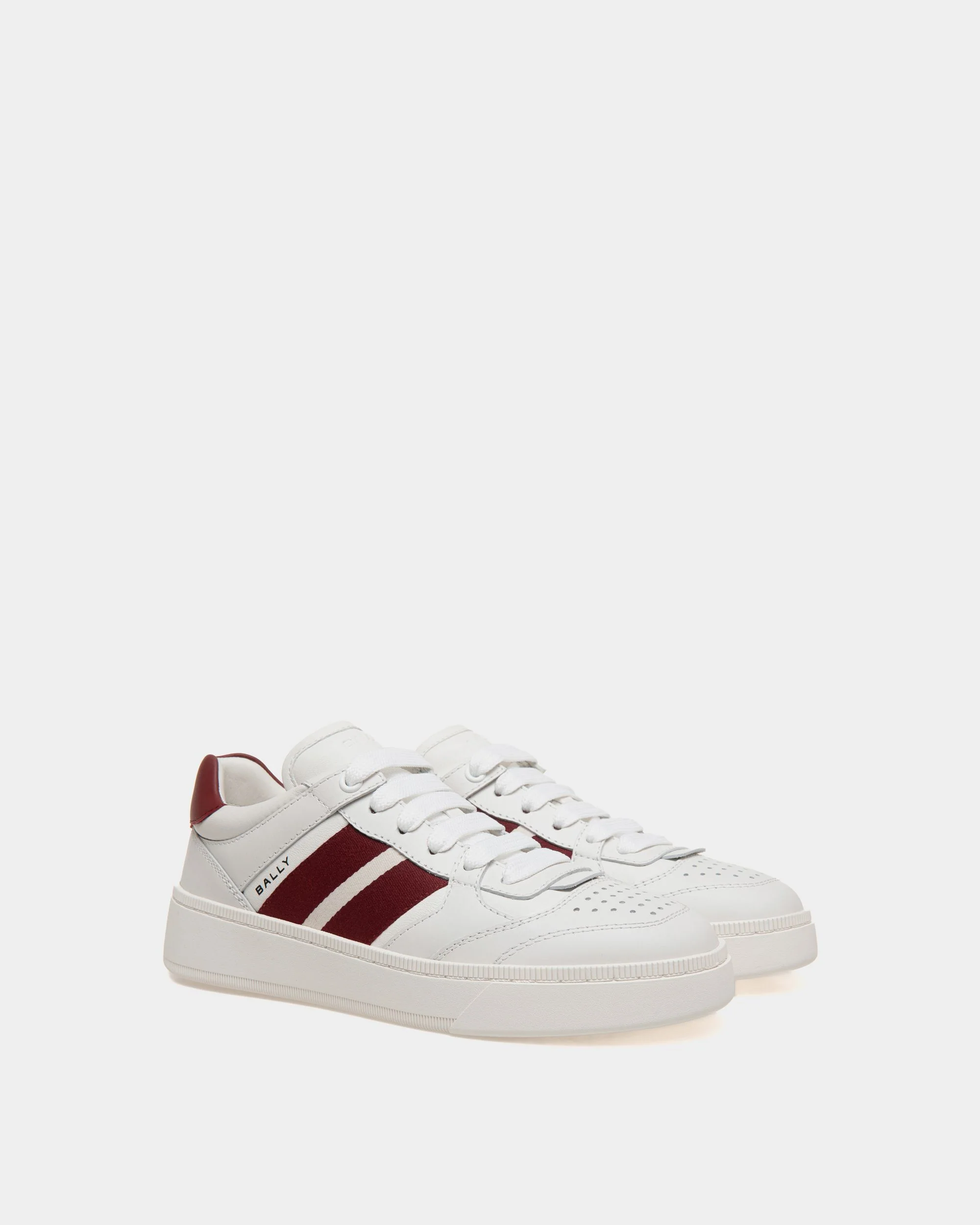 Raise Sneaker In White Leather - Image 3