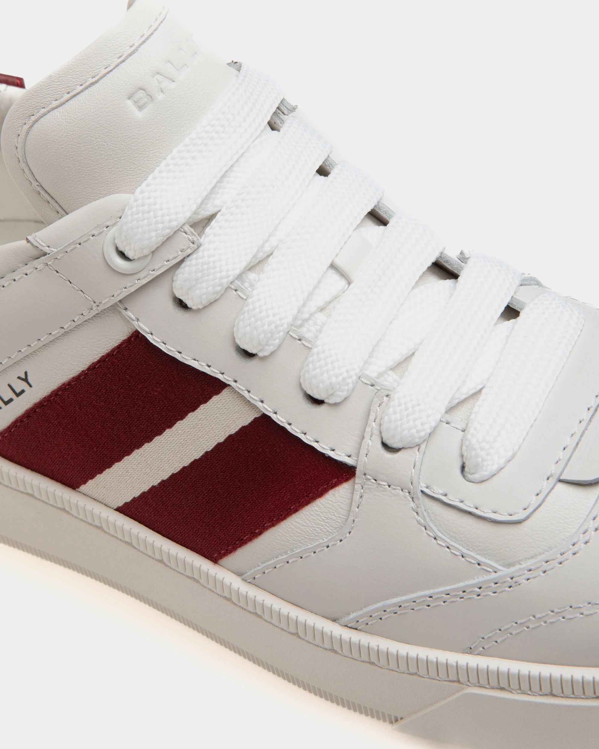 Raise Sneaker In White Leather - Image 7