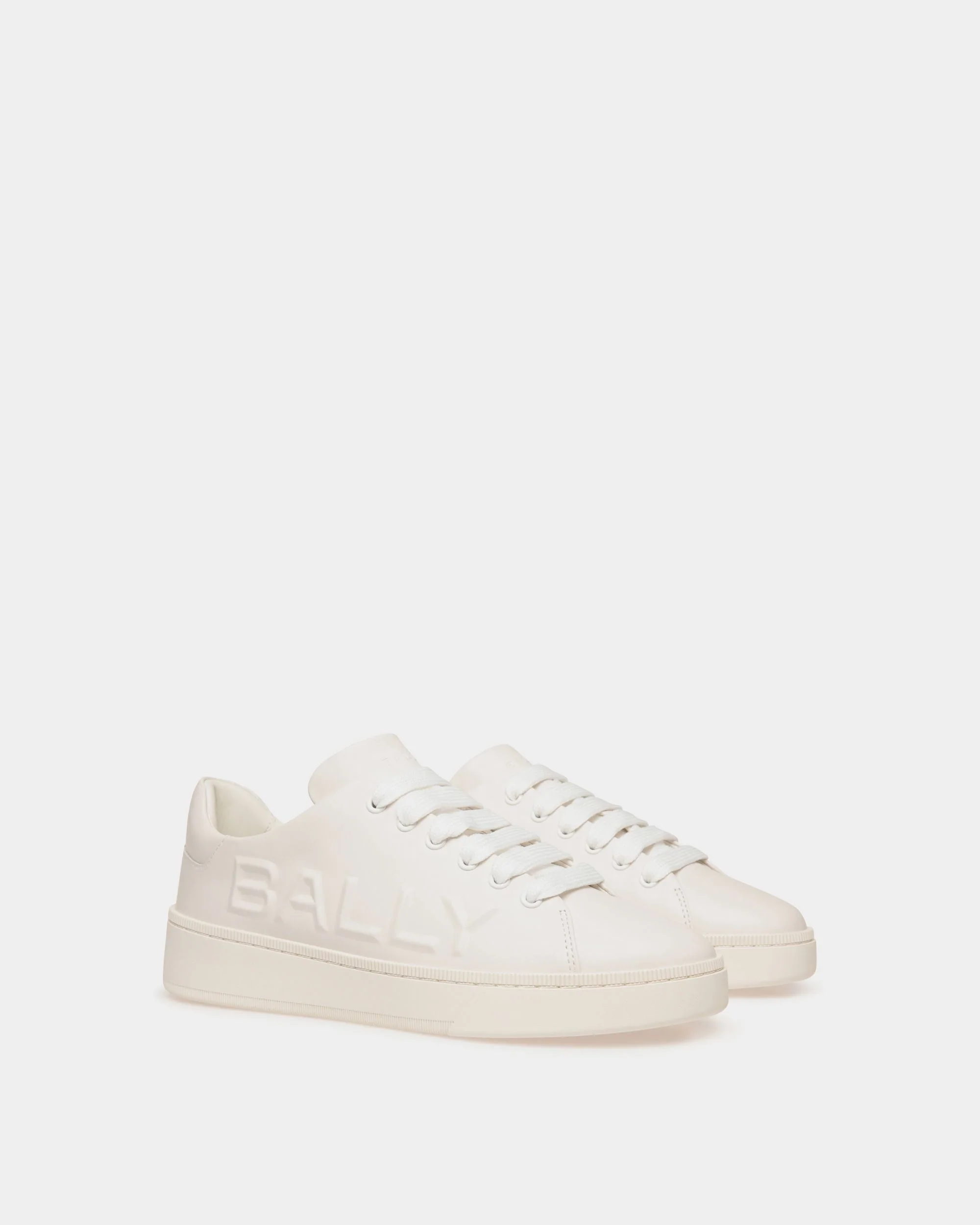 Raise Sneaker In White Leather - Image 3