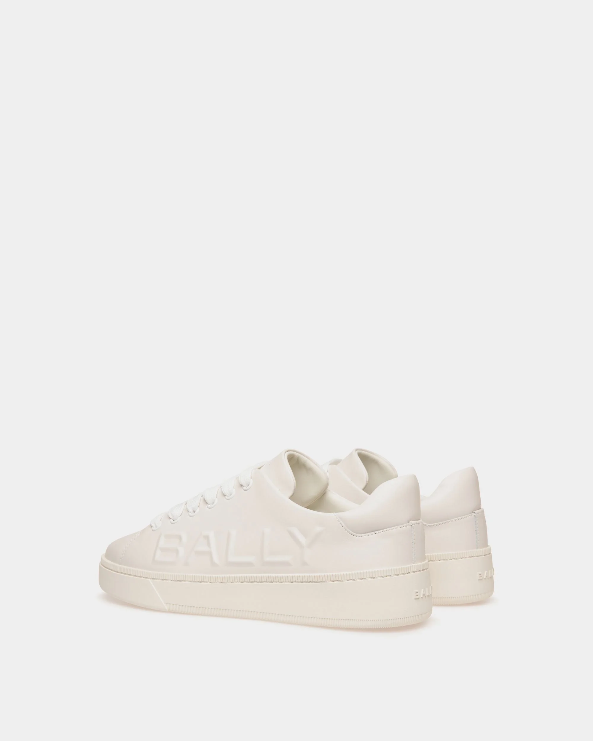 Raise Sneaker In White Leather - Image 4