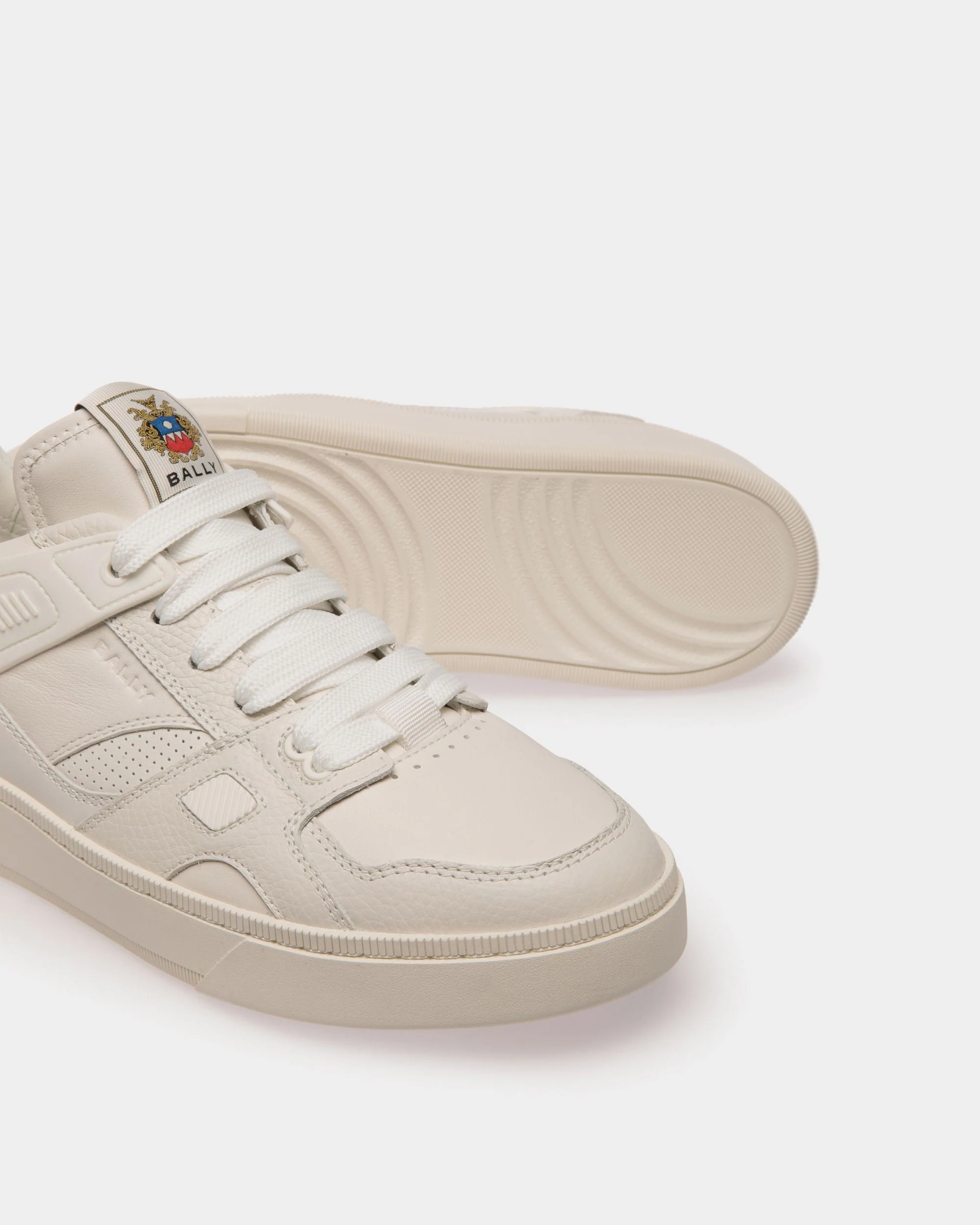Raise Sneaker In White Leather - Image 4