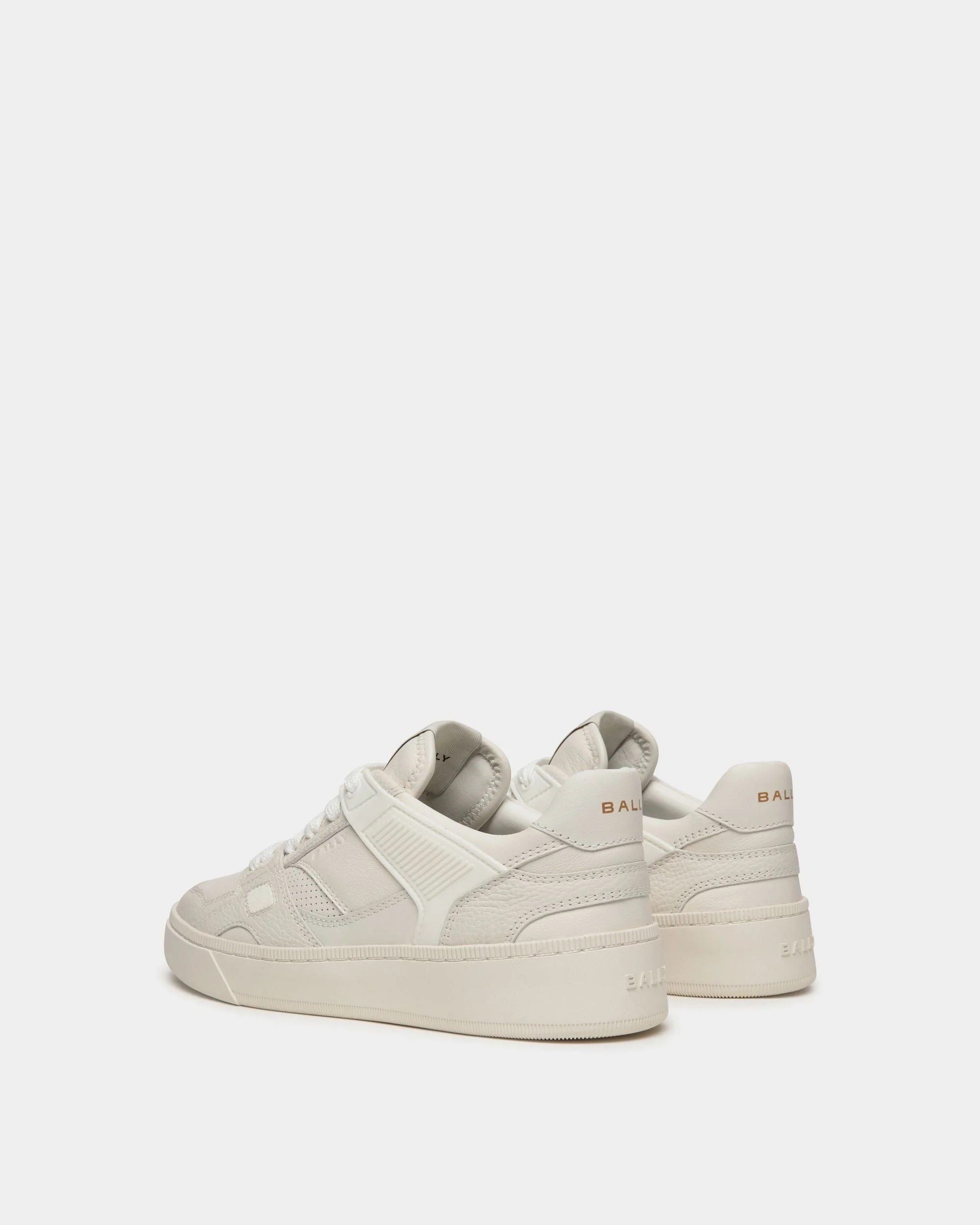 Raise Sneaker in White Leather - Image 3