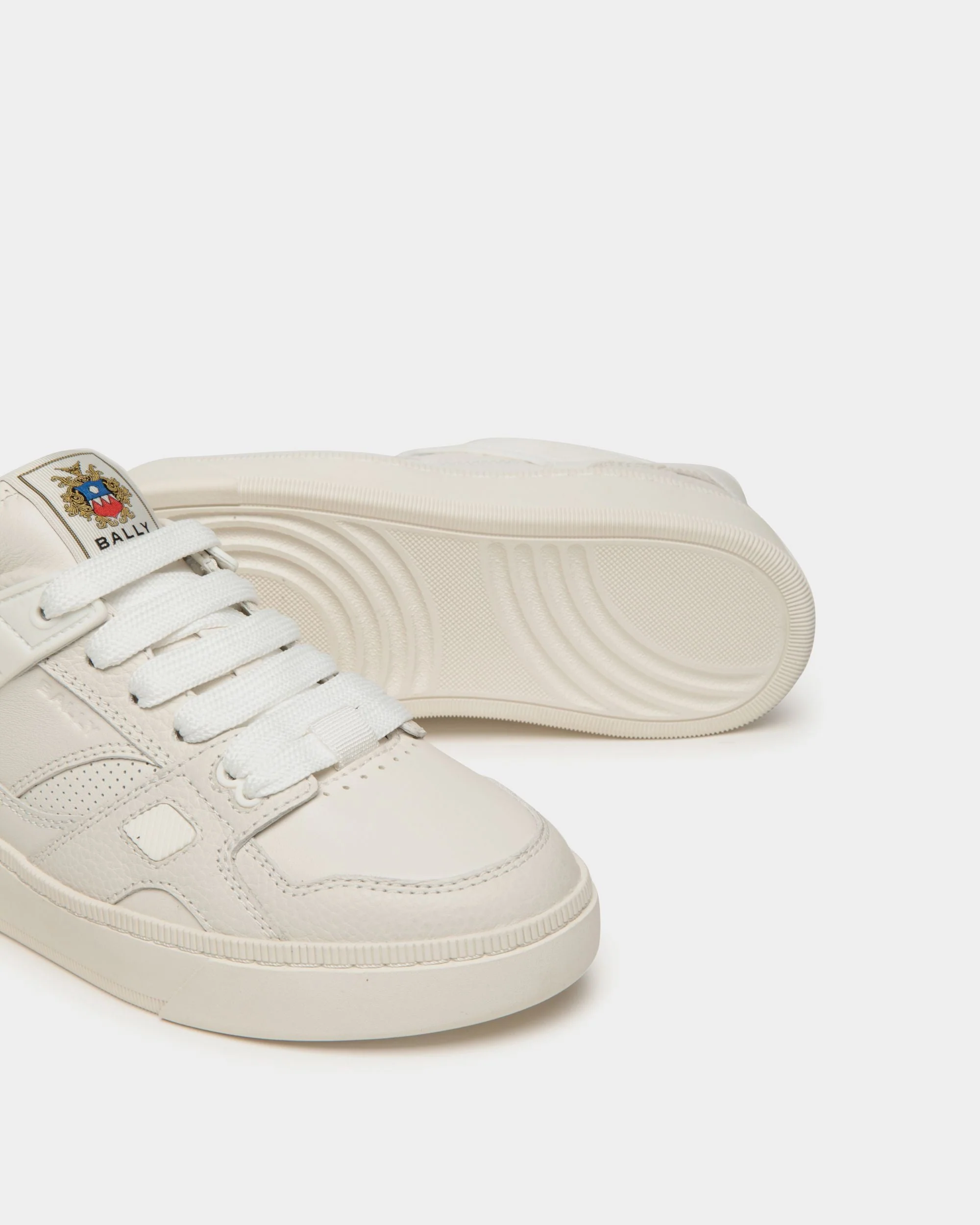 Raise Sneaker in White Leather - Image 4