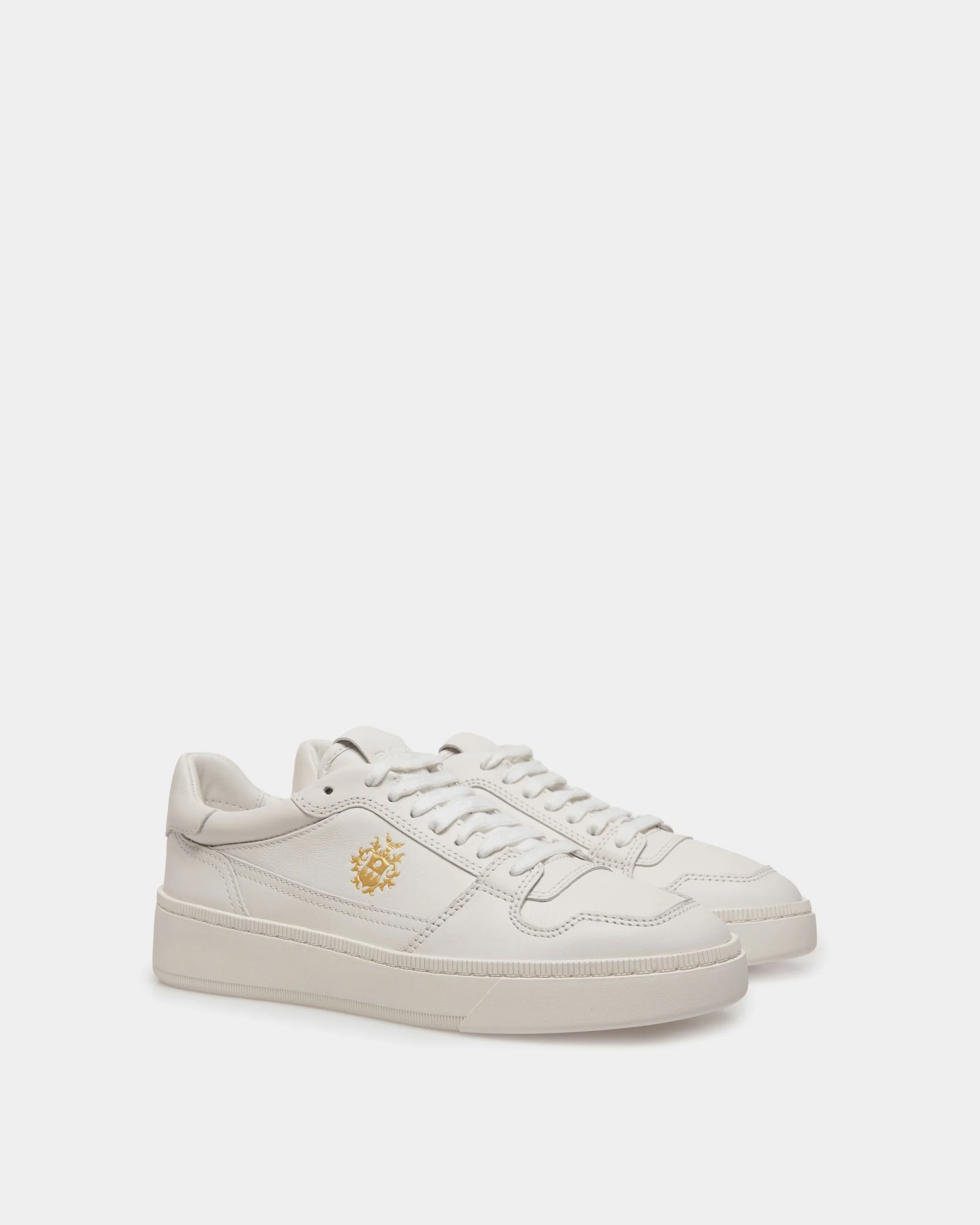 Raise Sneaker In White Leather - Image 3