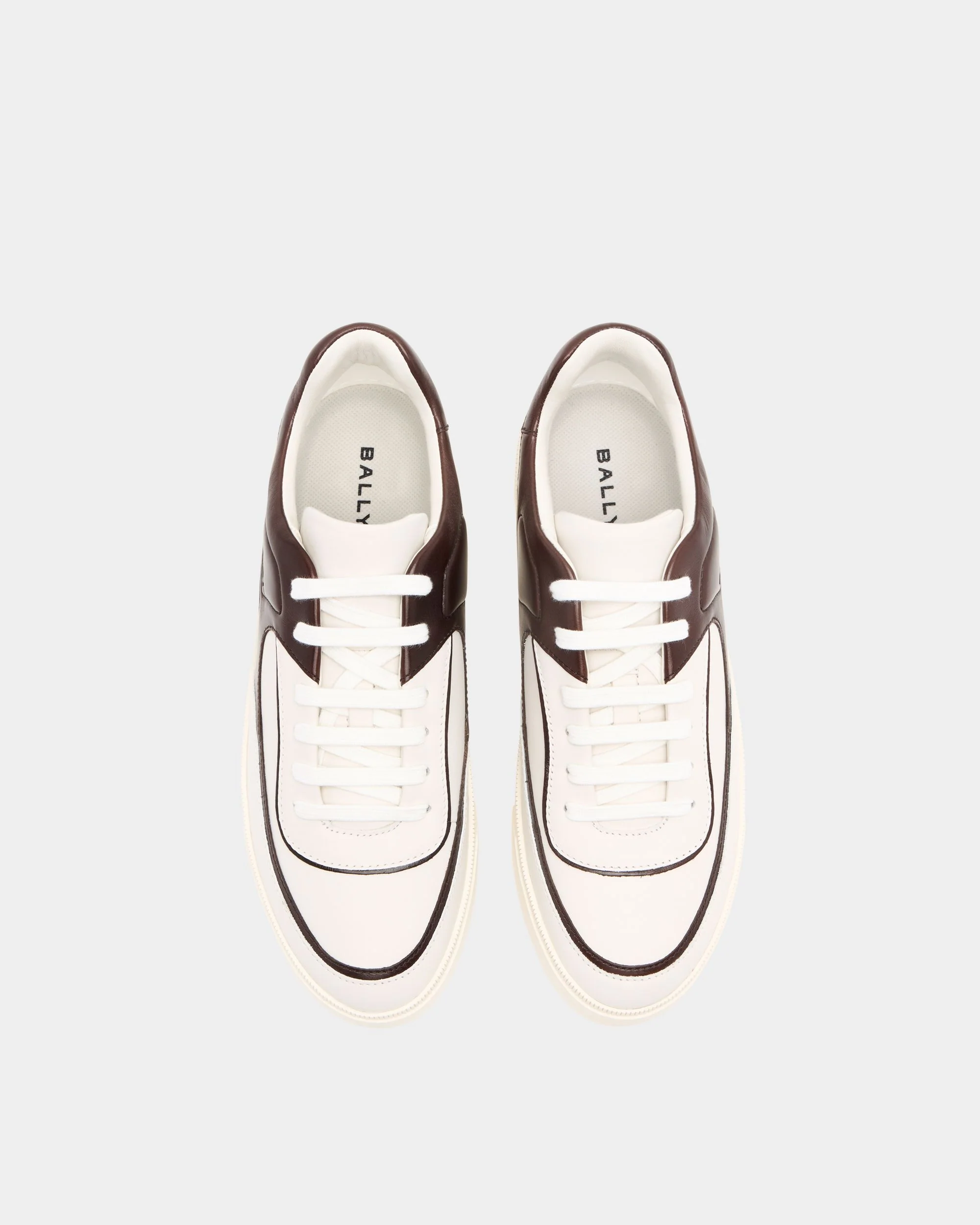 Raise Sneaker in White Leather - Image 5