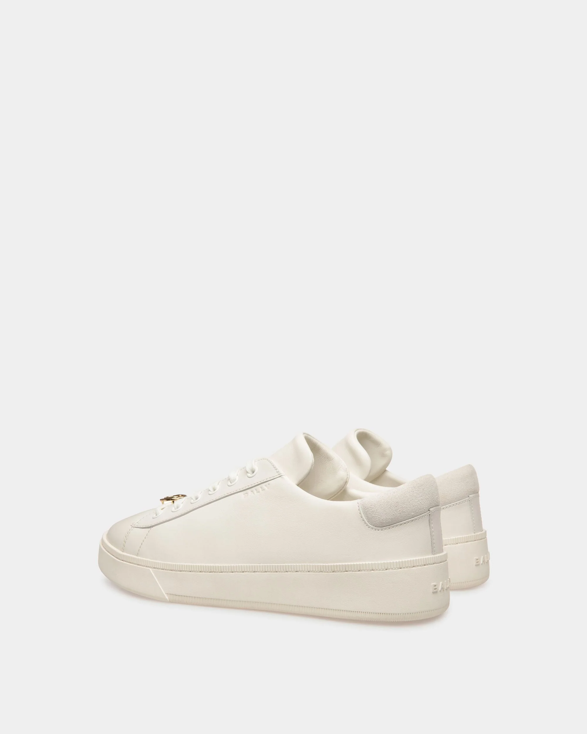 Raise Sneakers In White Leather - Image 5