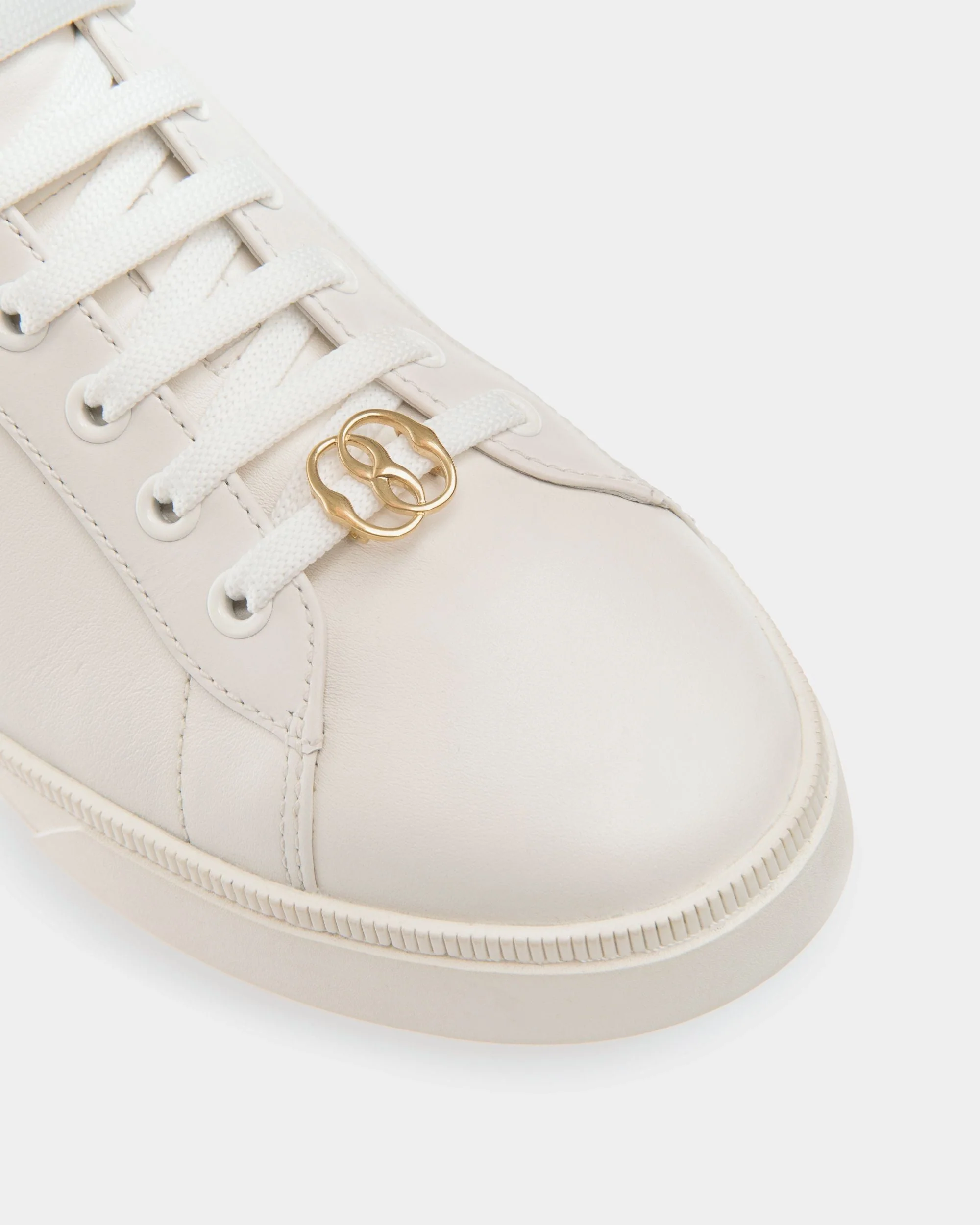 Raise Sneakers In White Leather - Image 7