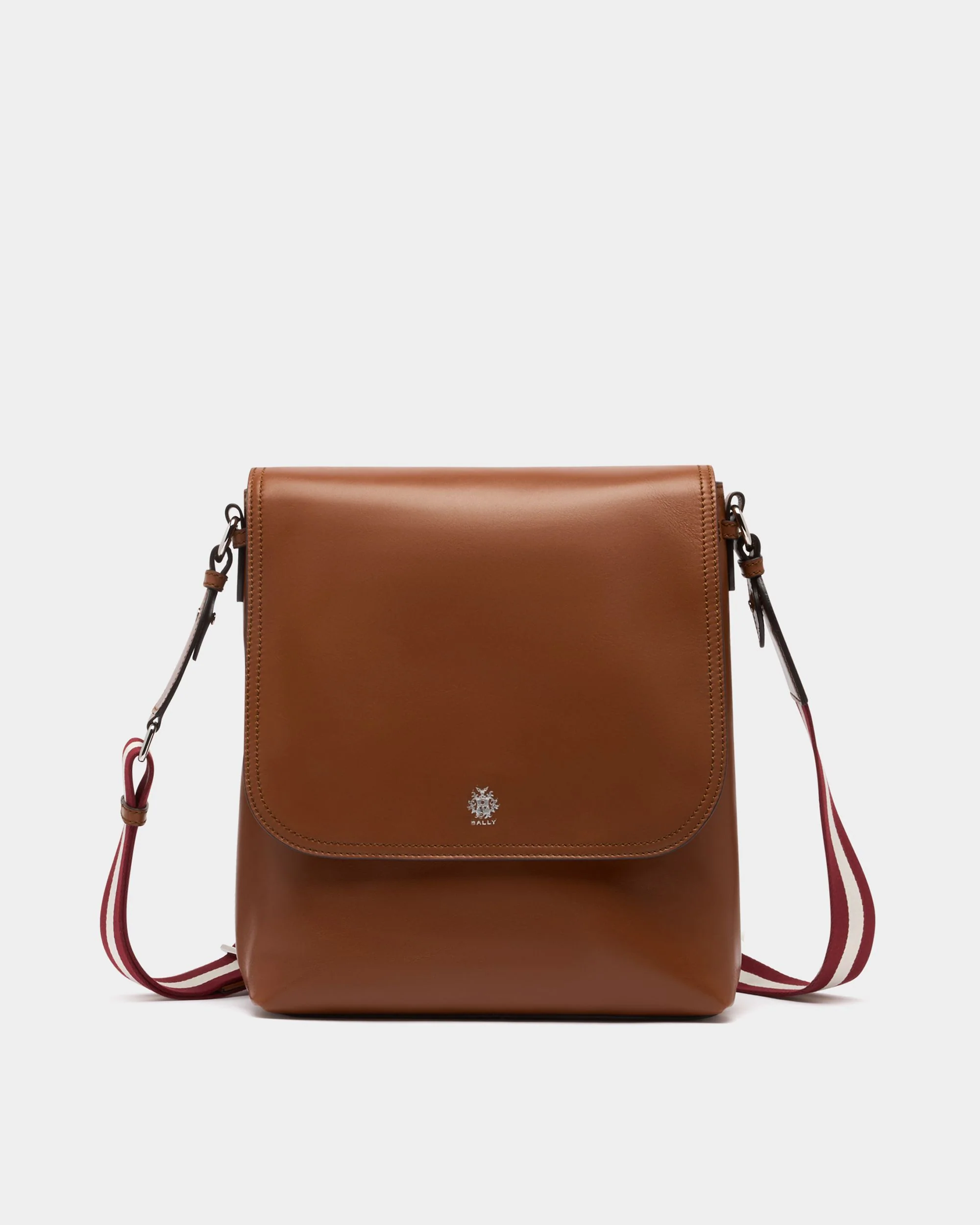 Ray Crossbody Bag in Amber Brown Leather