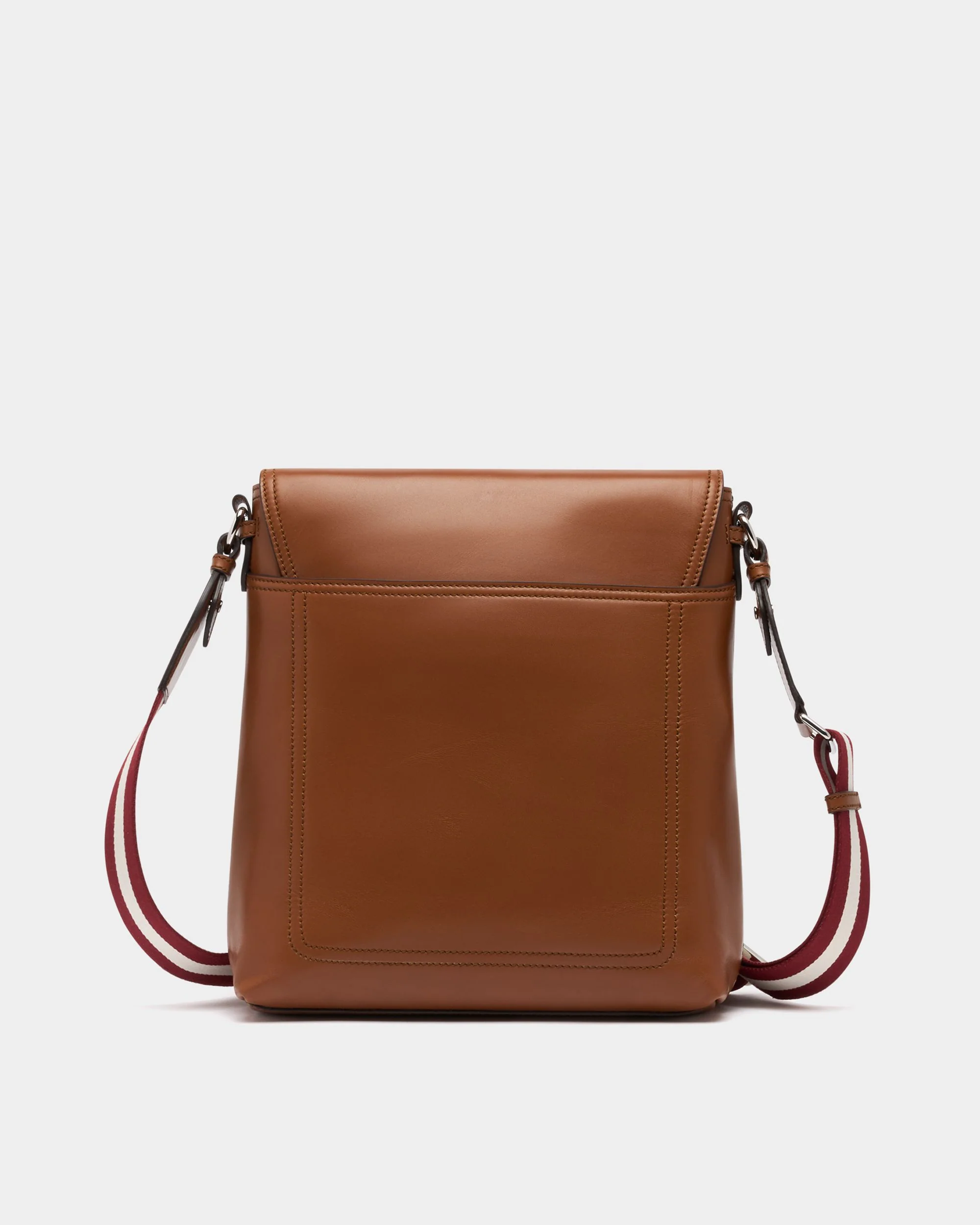 Ray Crossbody Bag in Amber Brown Leather - Image 2
