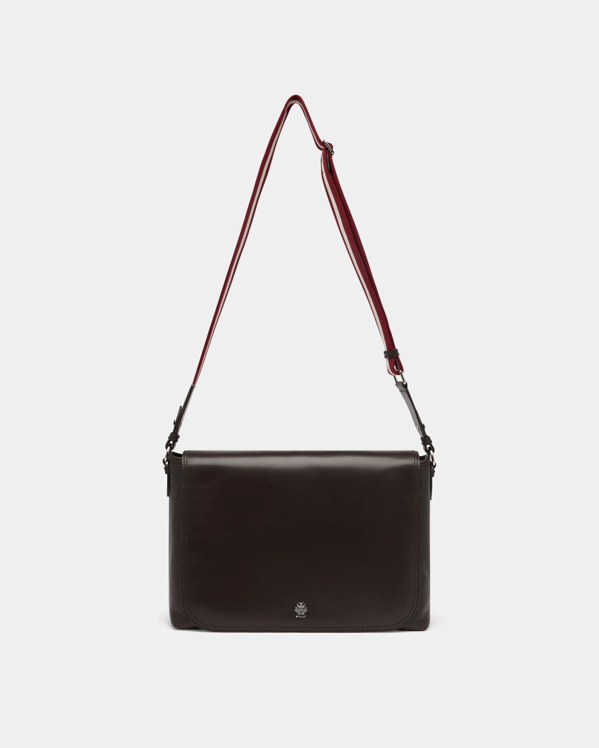 Ray Crossbody Bag in Chocolate Leather