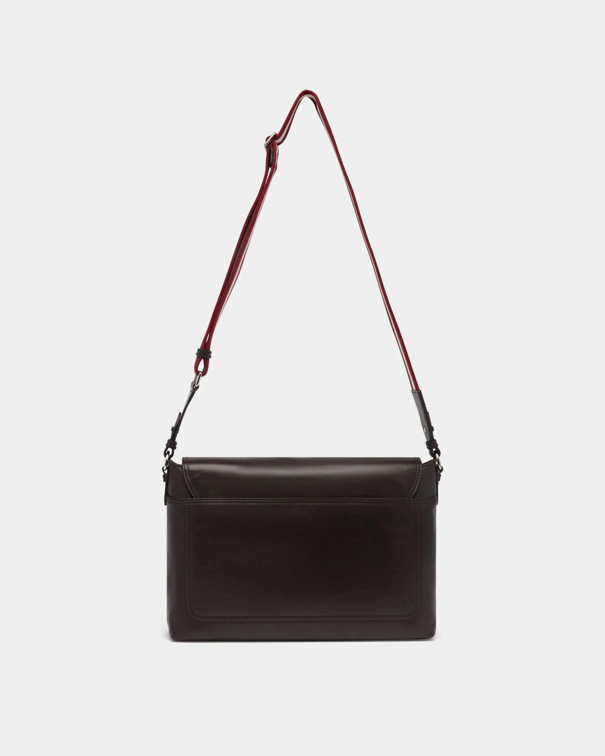 Ray Crossbody Bag in Chocolate Leather - Image 3