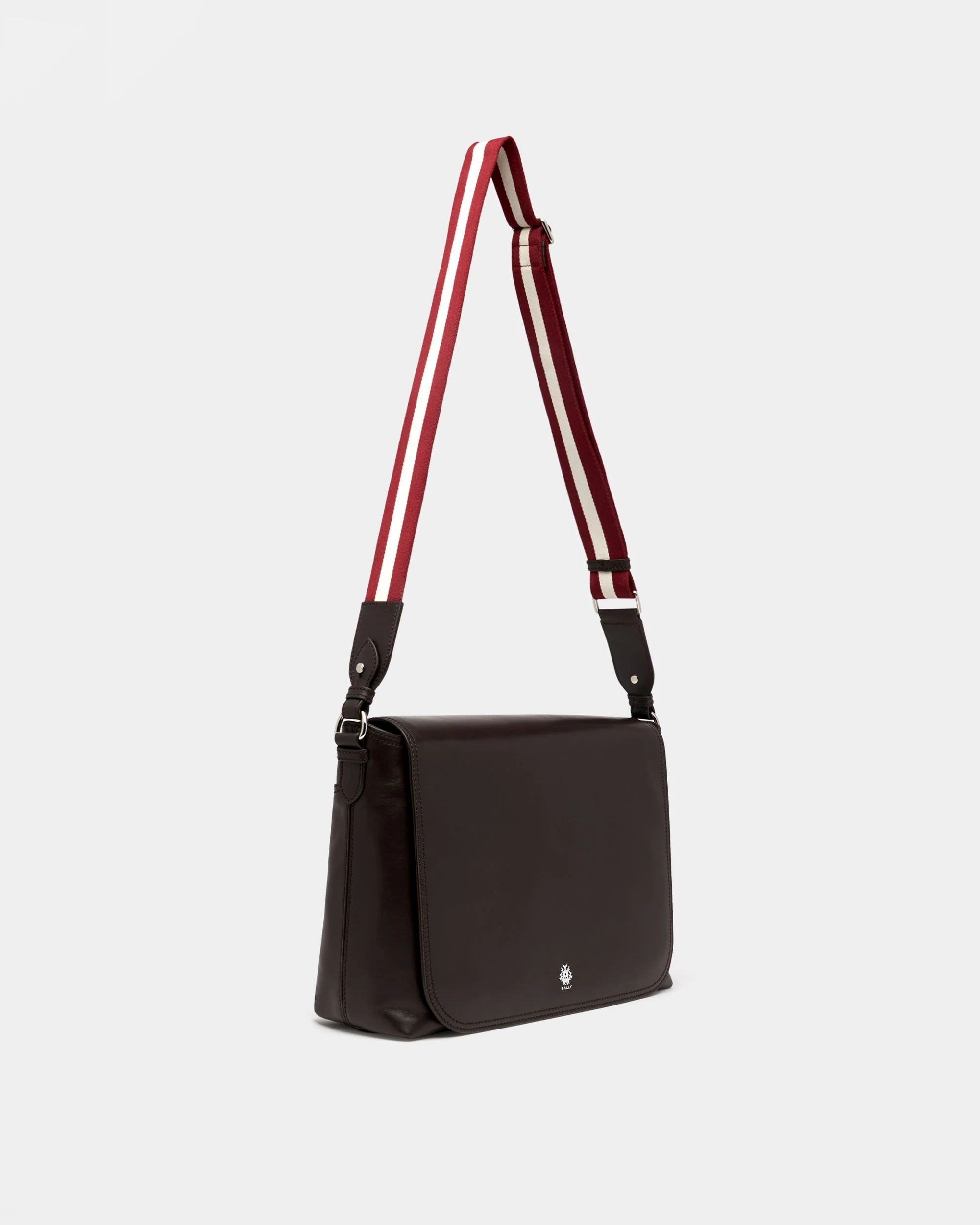 Ray Crossbody Bag in Chocolate Leather - Image 4