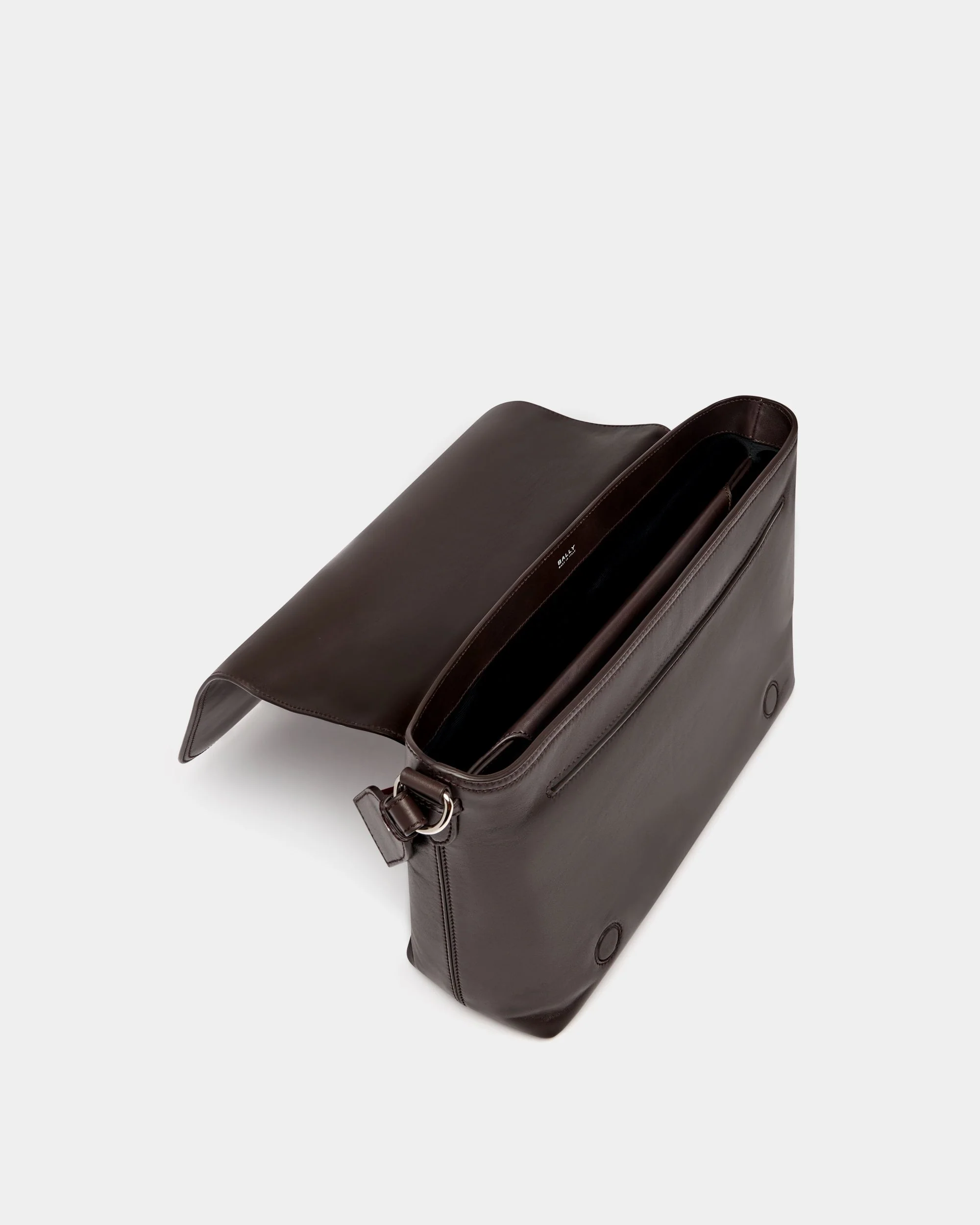 Ray Crossbody Bag in Chocolate Leather - Image 5