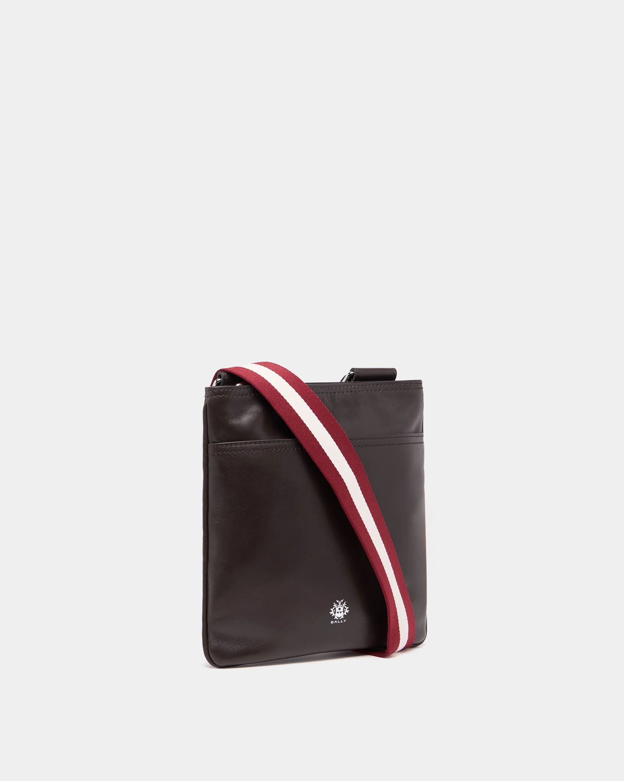 Ray Crossbody Bag in Chocolate Leather - Image 4