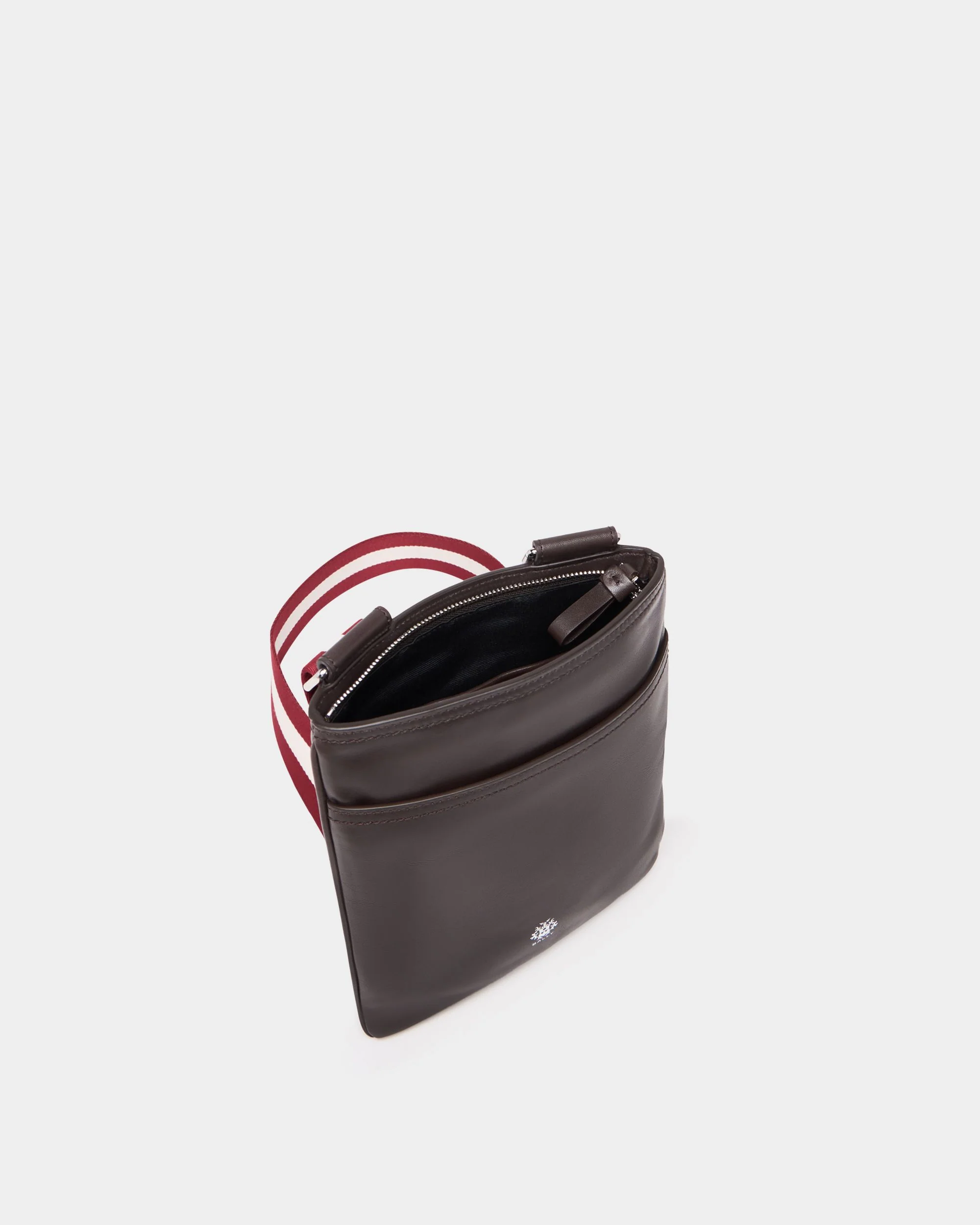 Ray Crossbody Bag in Chocolate Leather - Image 5