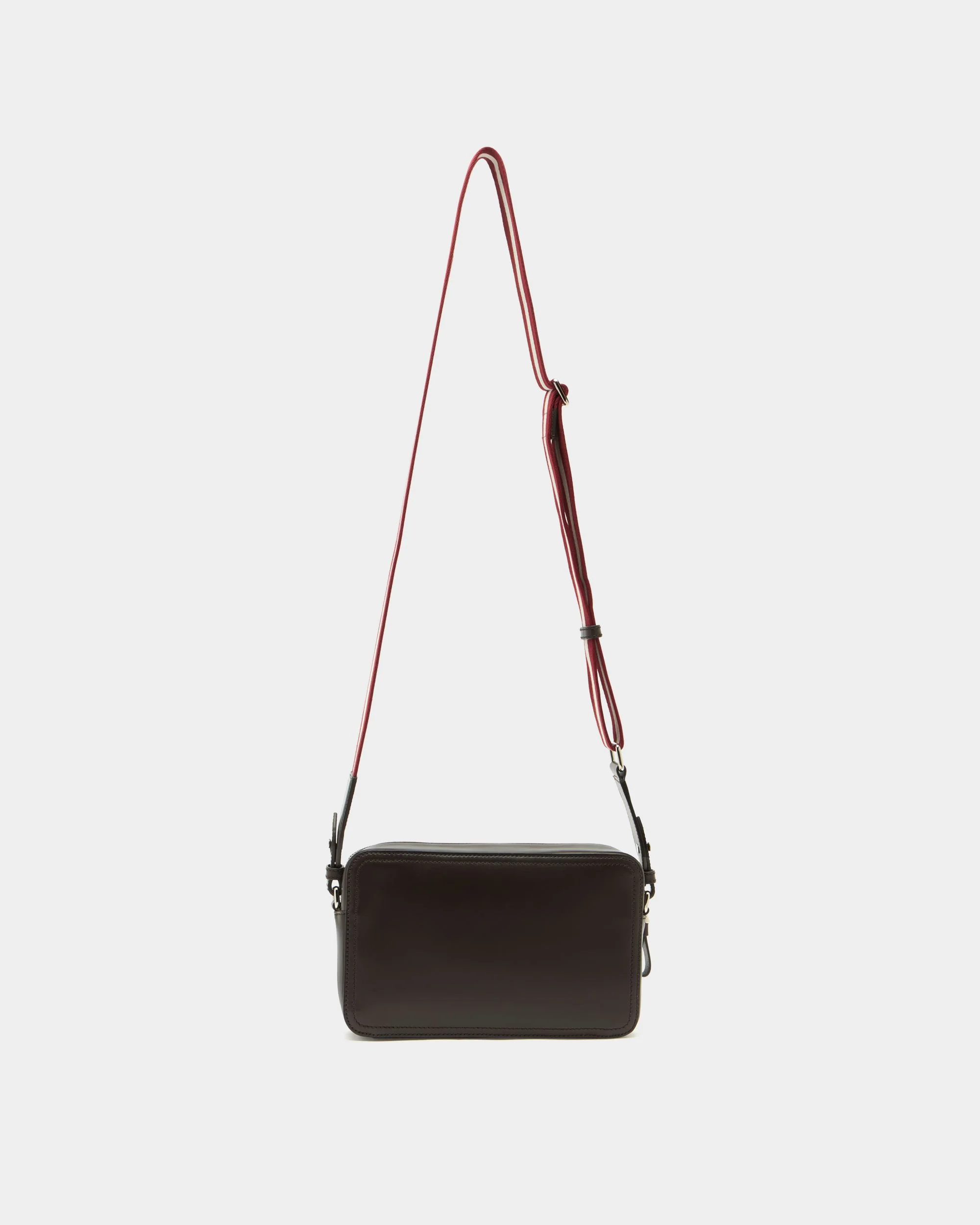 Ray Crossbody Bag in Chocolate Leather - Image 2