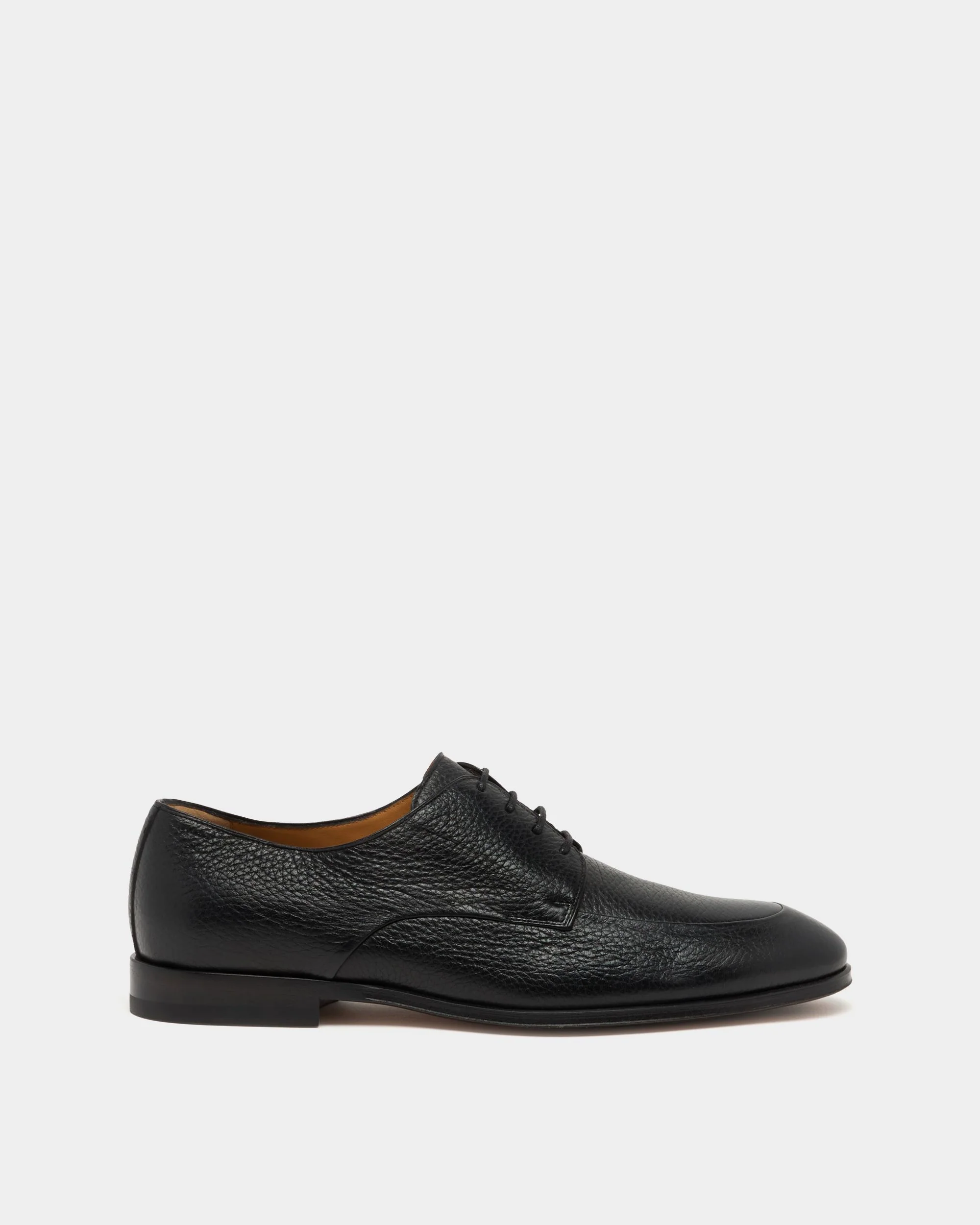 Regent Derby in Black Grained Leather