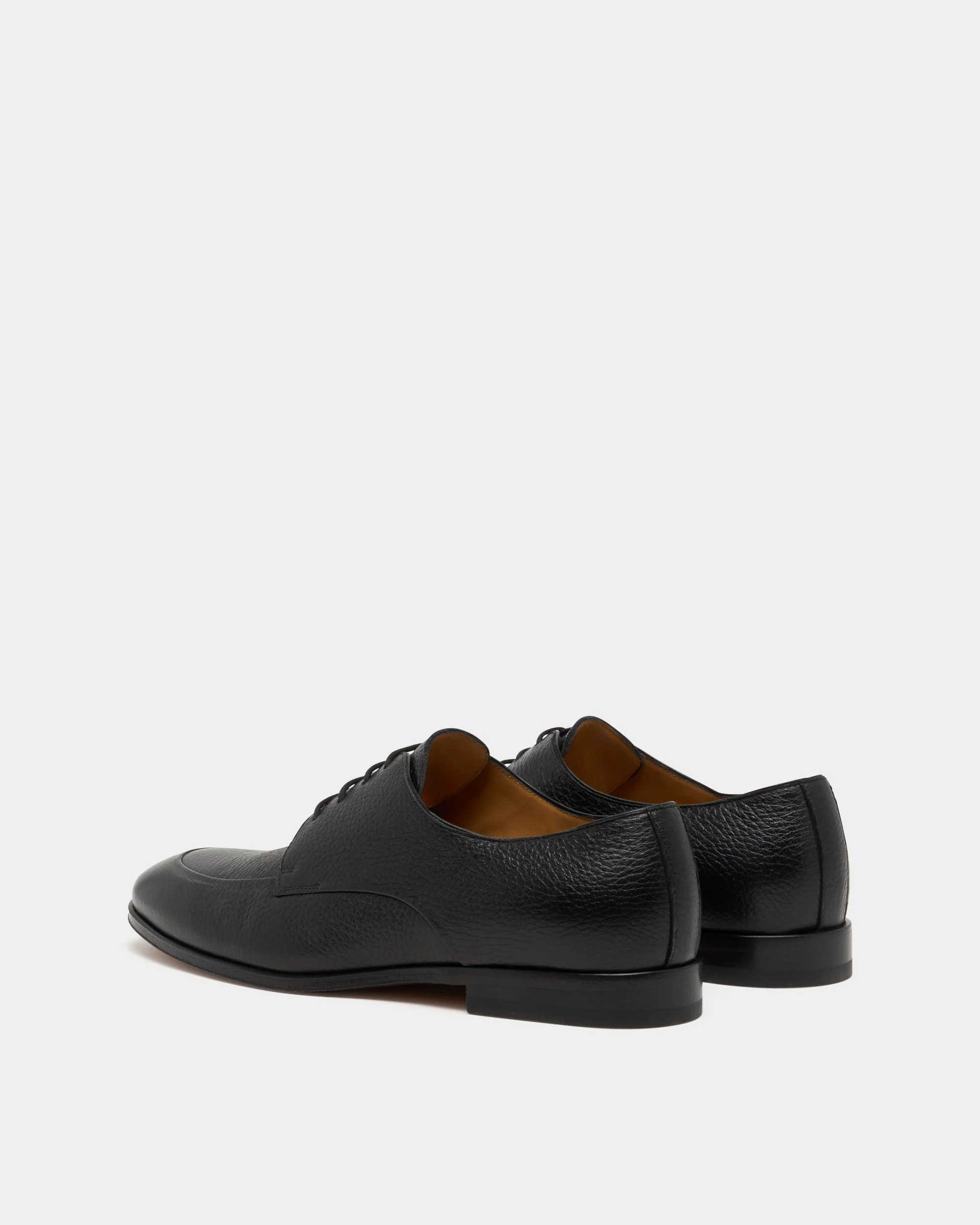 Regent Derby in Black Grained Leather - Image 3