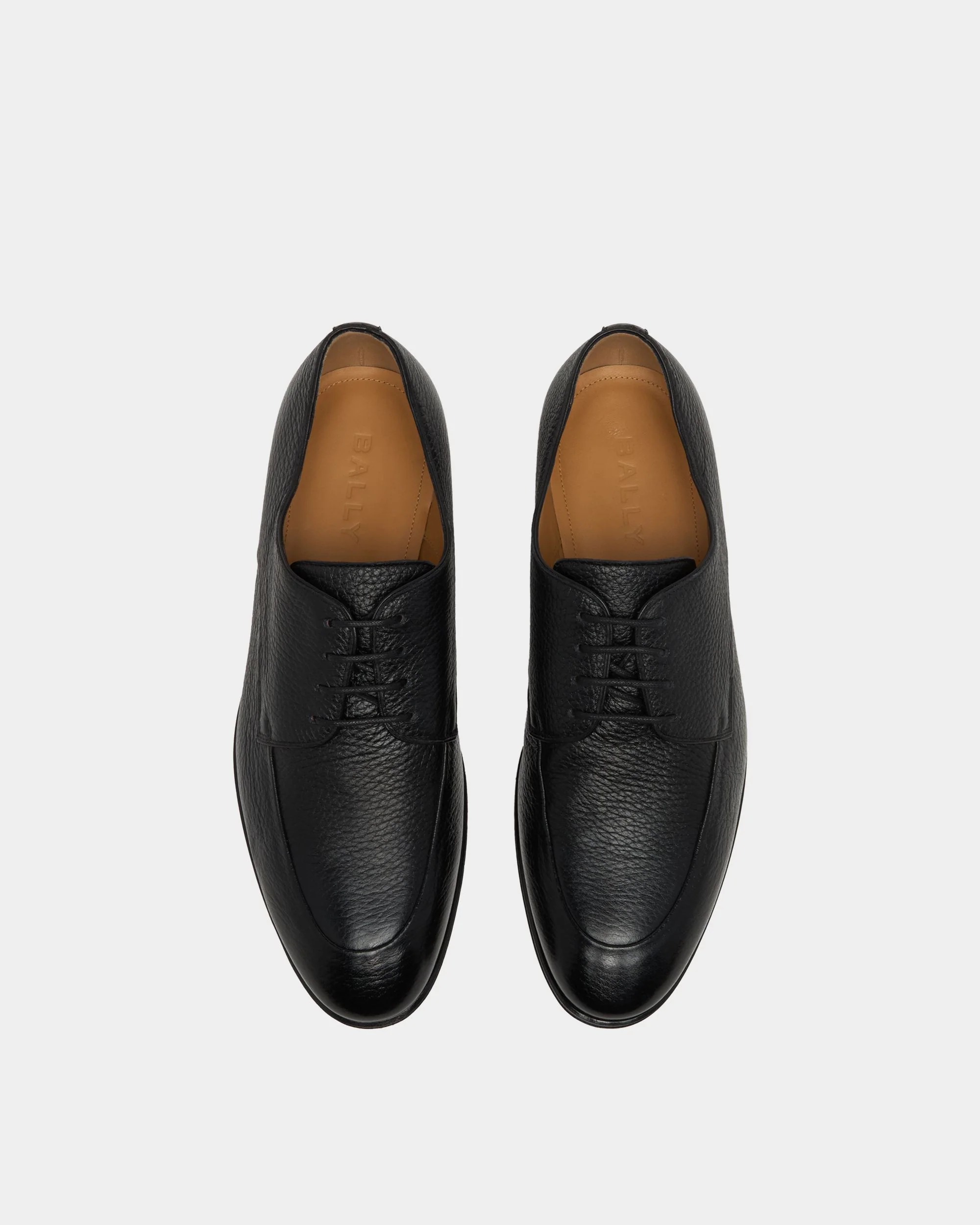 Regent Derby in Black Grained Leather - Image 4