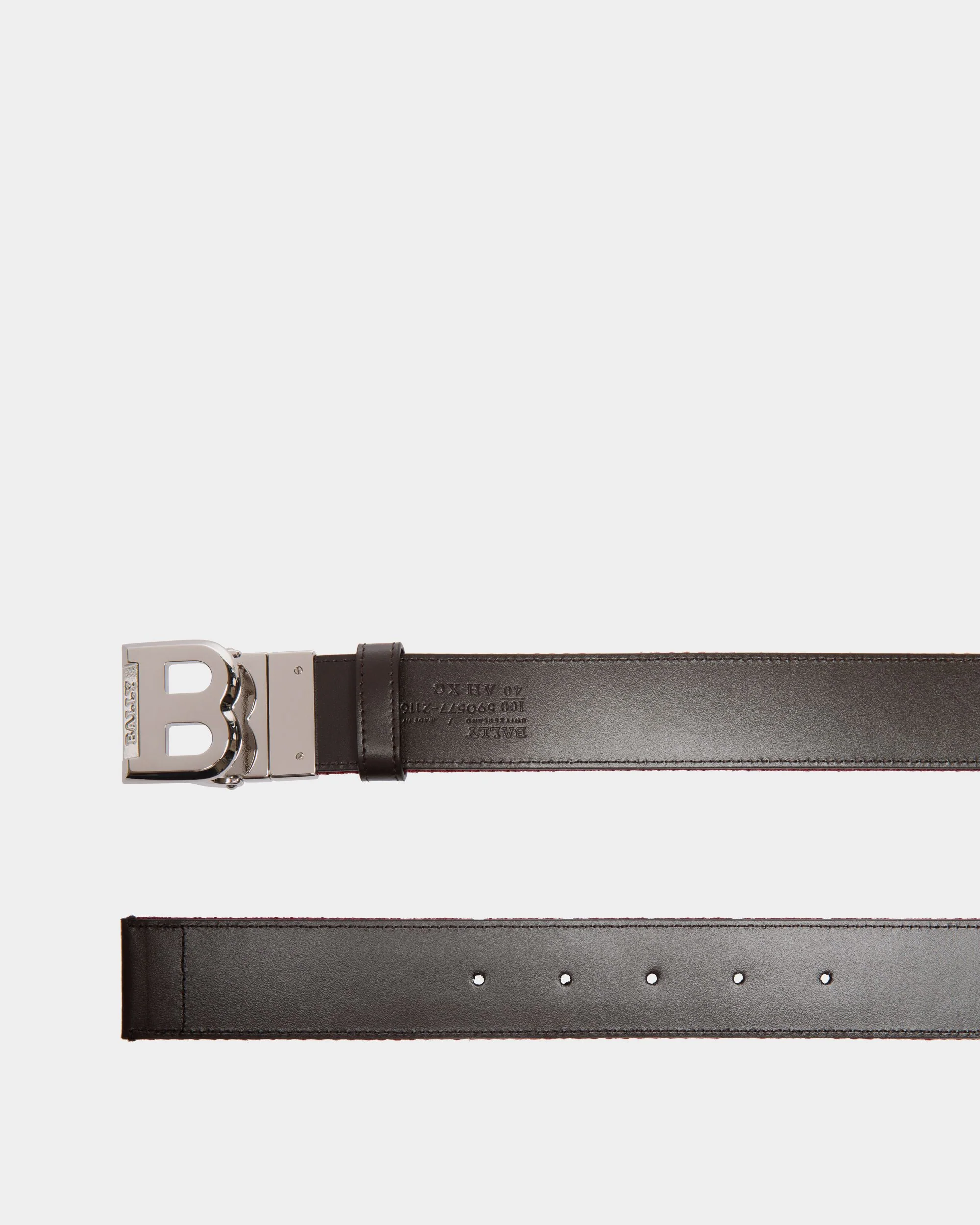 Reversible Belt in Brown Leather - Image 2