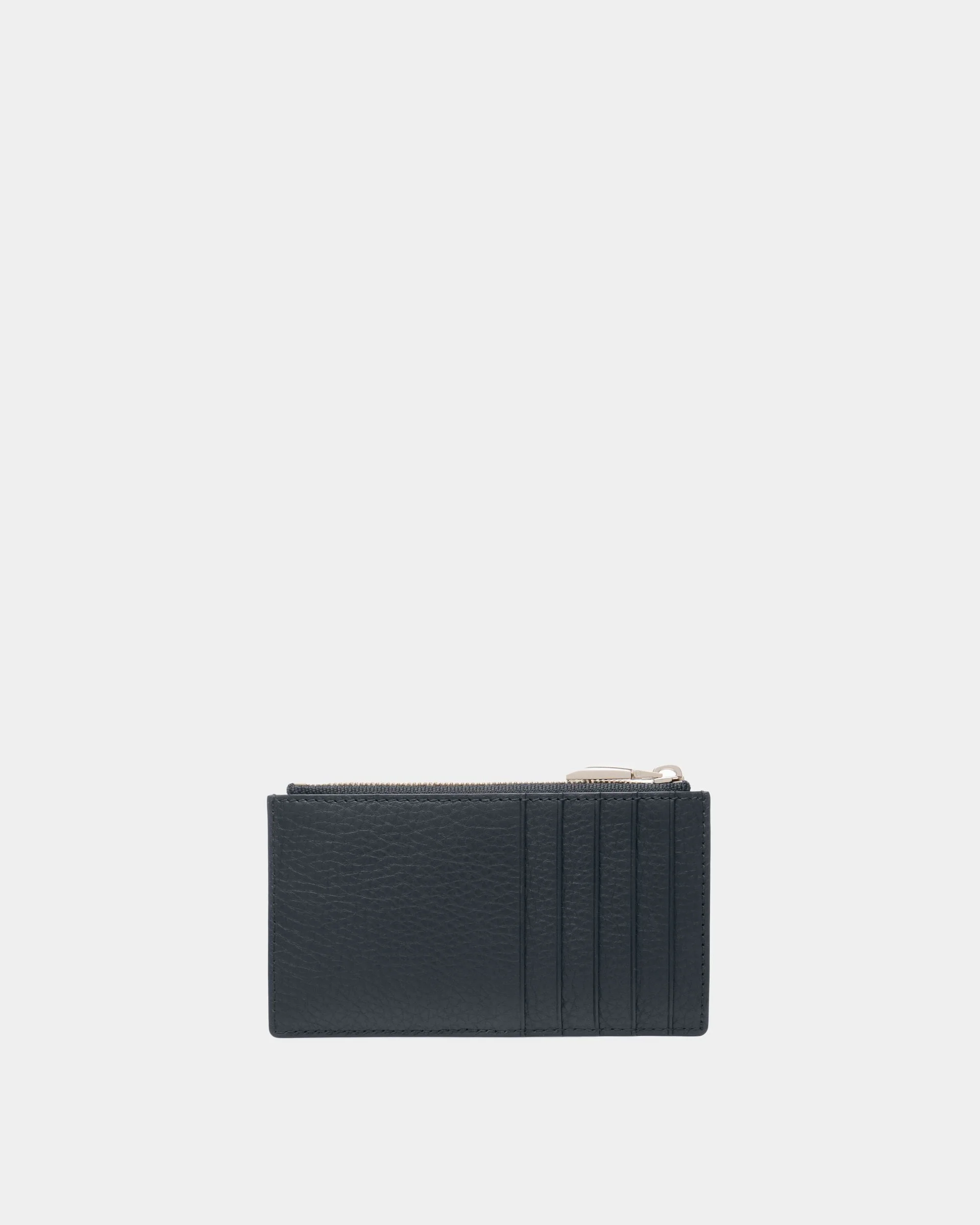 Ribbon Business Card Holder In Midnight Leather - Image 2