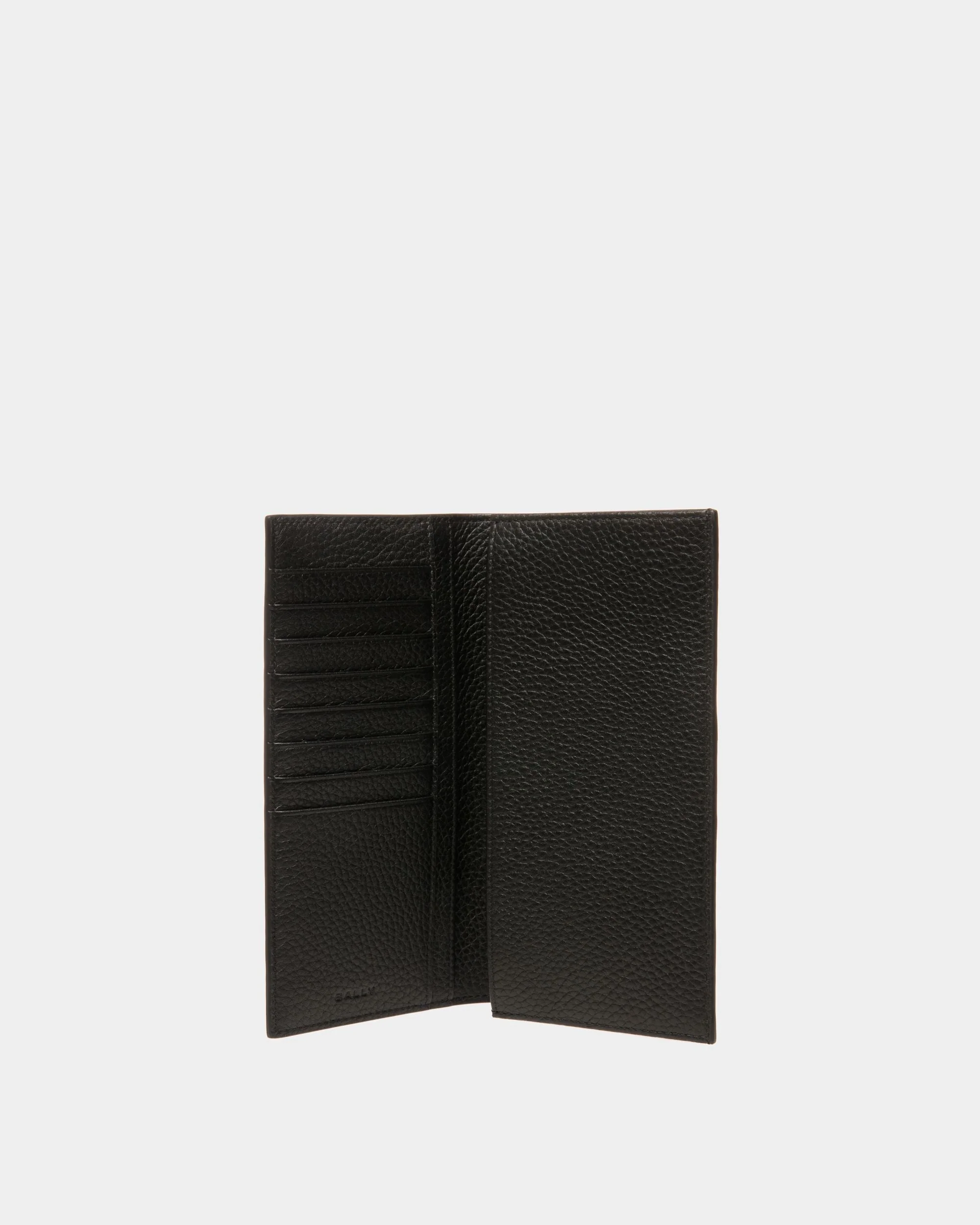 Ribbon Continental Wallet In Black Leather - Image 3