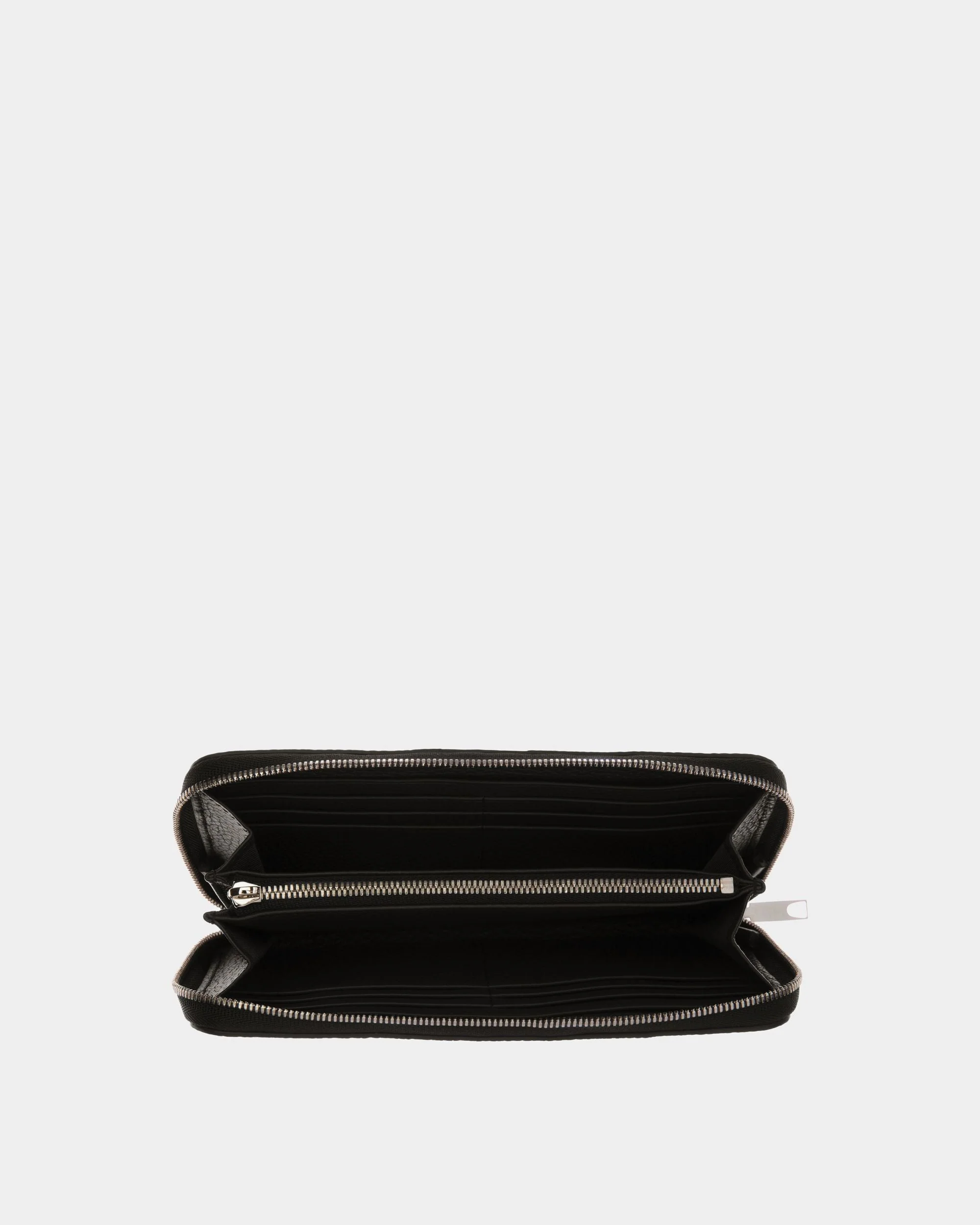 Ribbon Wallet In Black Leather - Image 3