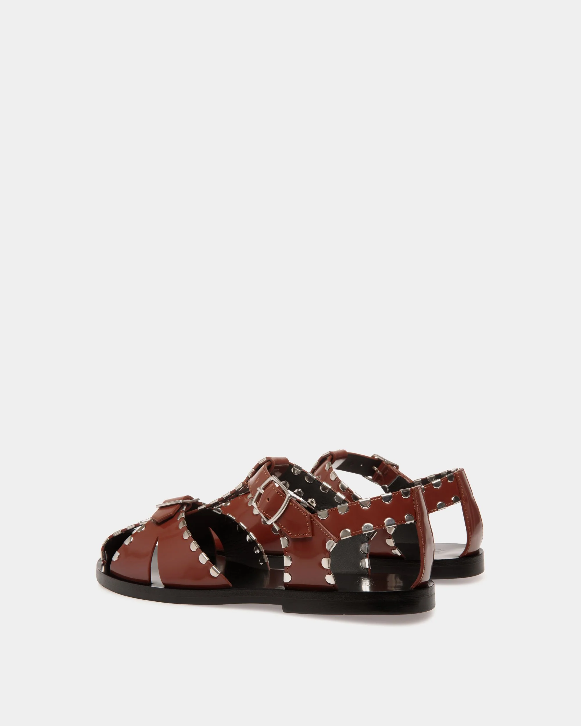 Salis Sandal in Brown Leather - Image 3