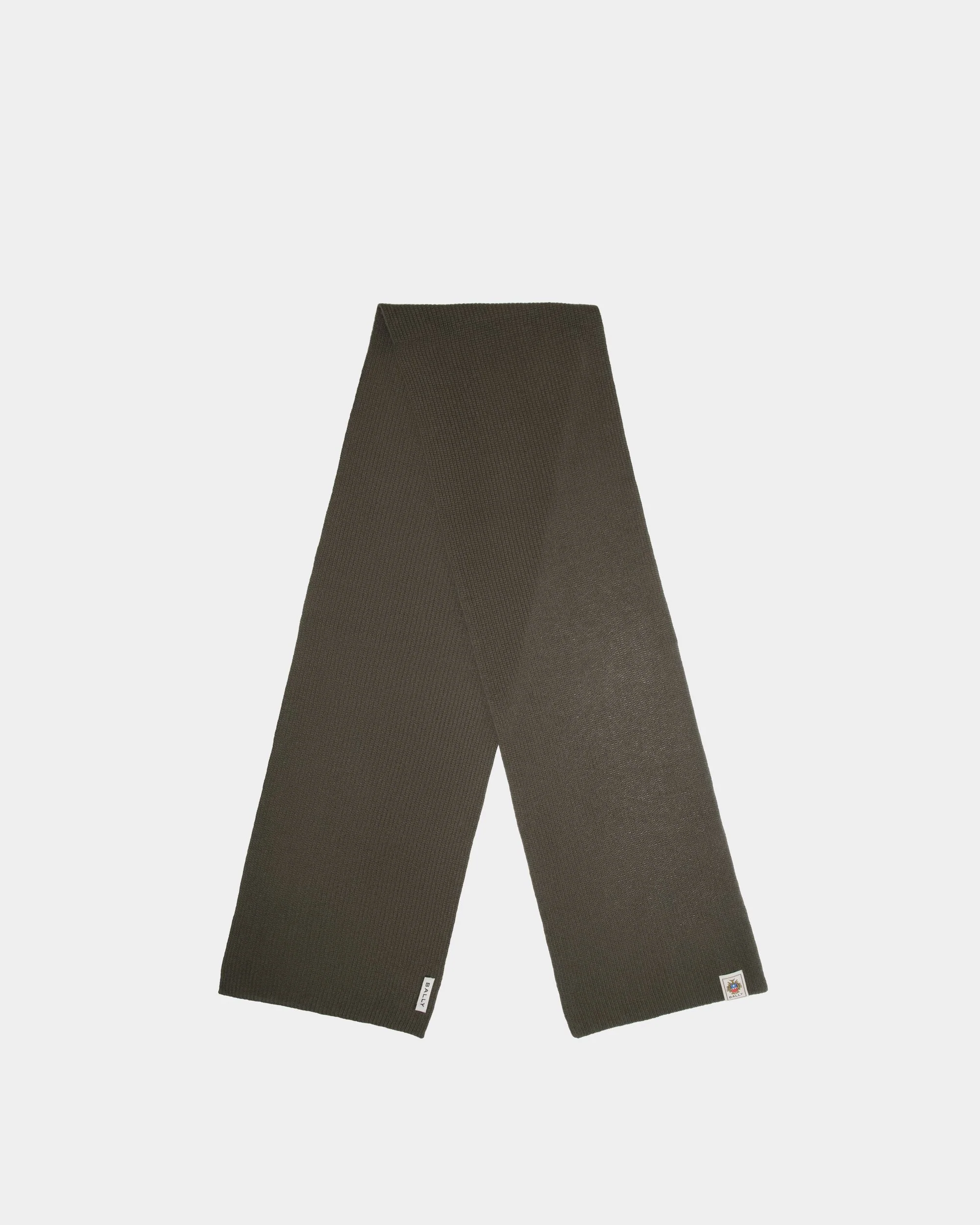 Scarf In Green Wool