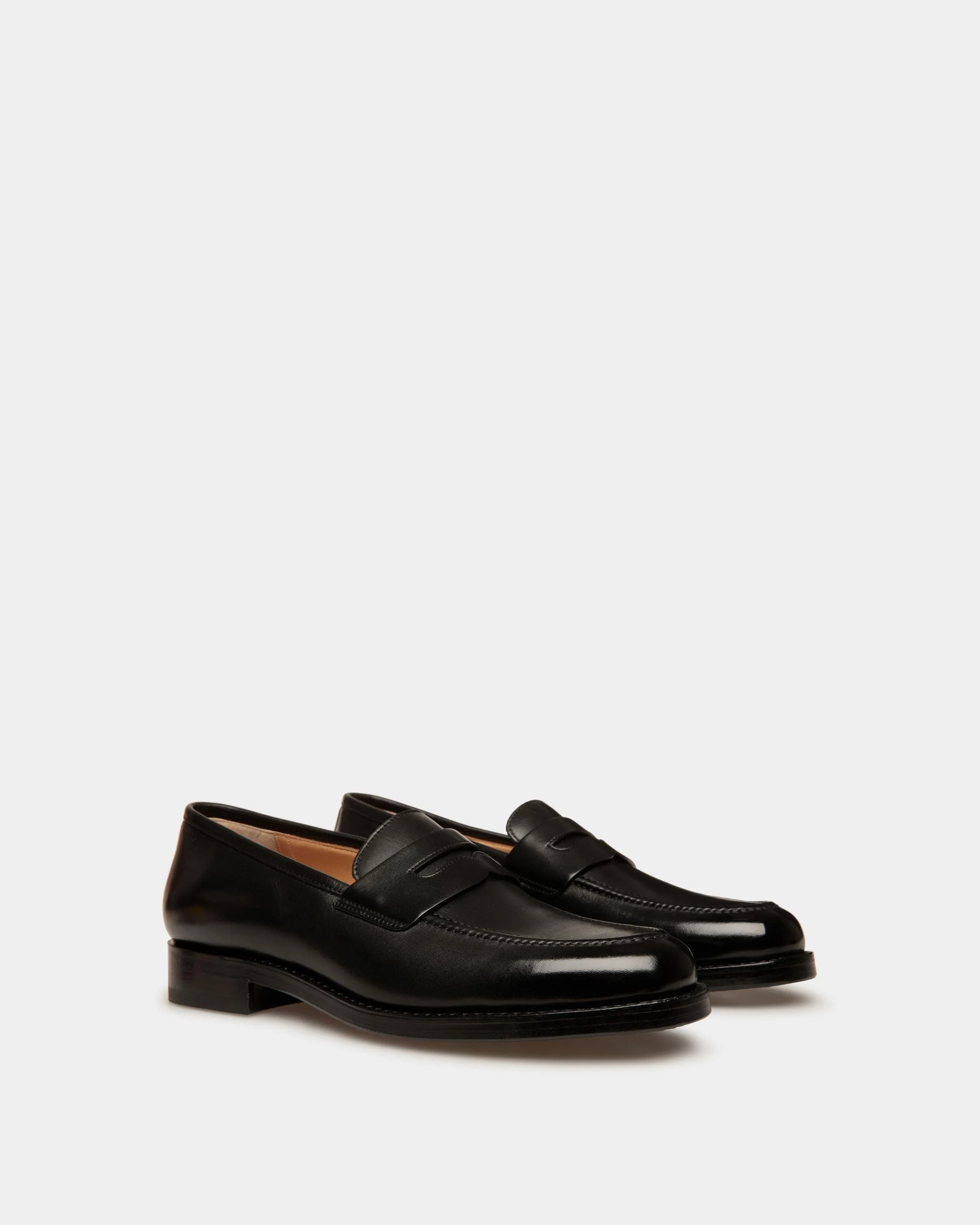Schoenen Loafer In Black Leather - Image 2