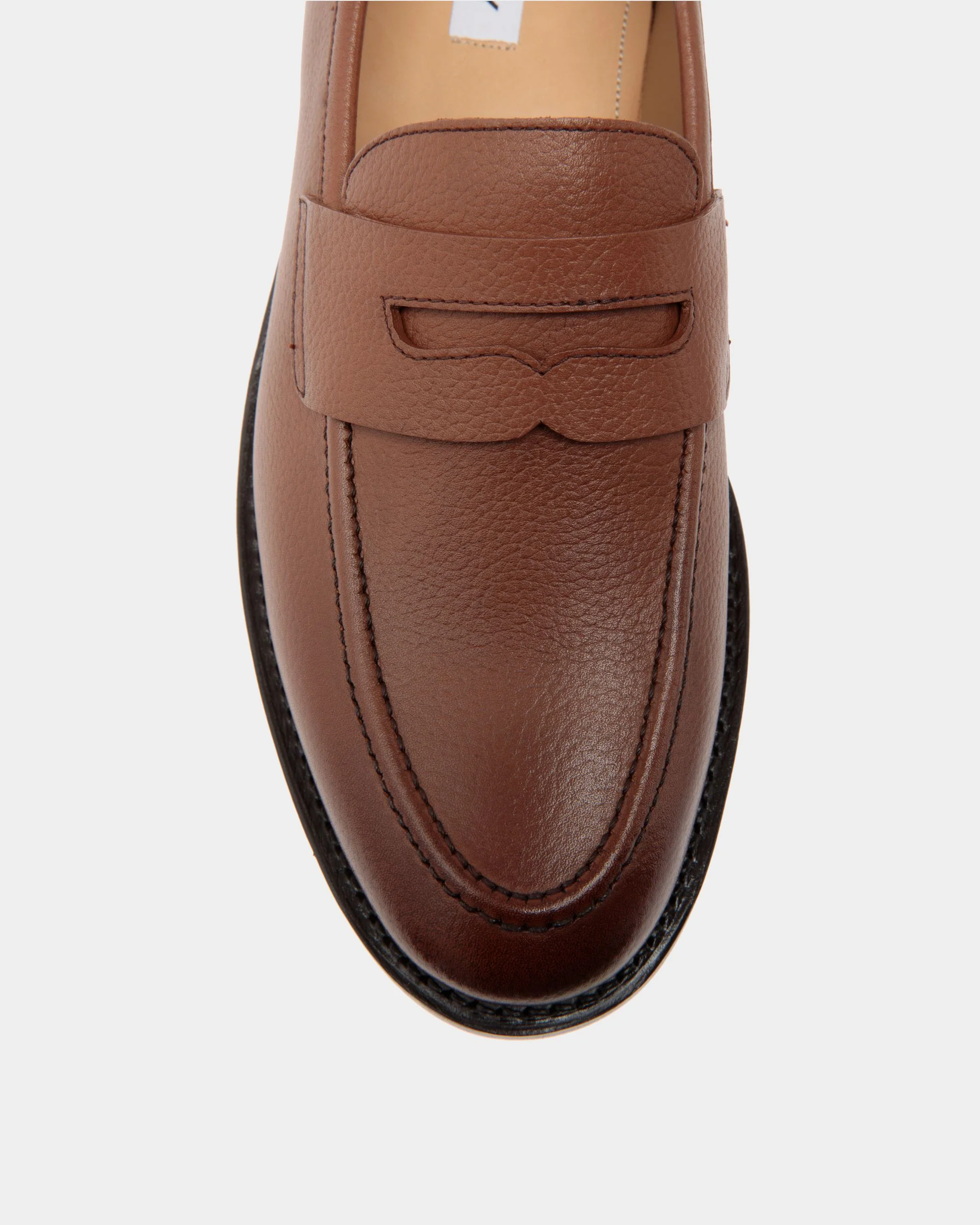 Schoenen Loafer in Brown Embossed Leather - Image 5