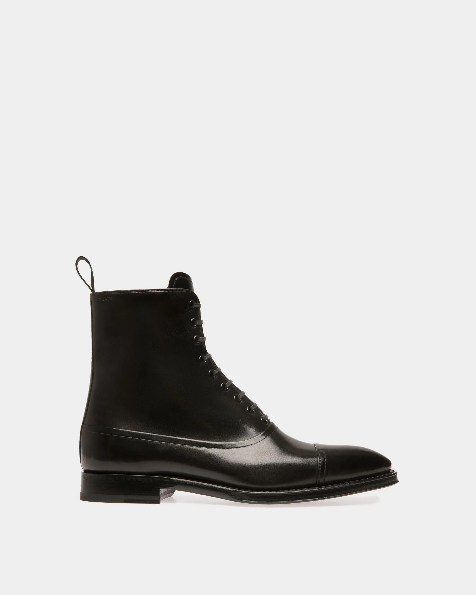 Scribe Booties In Black Leather