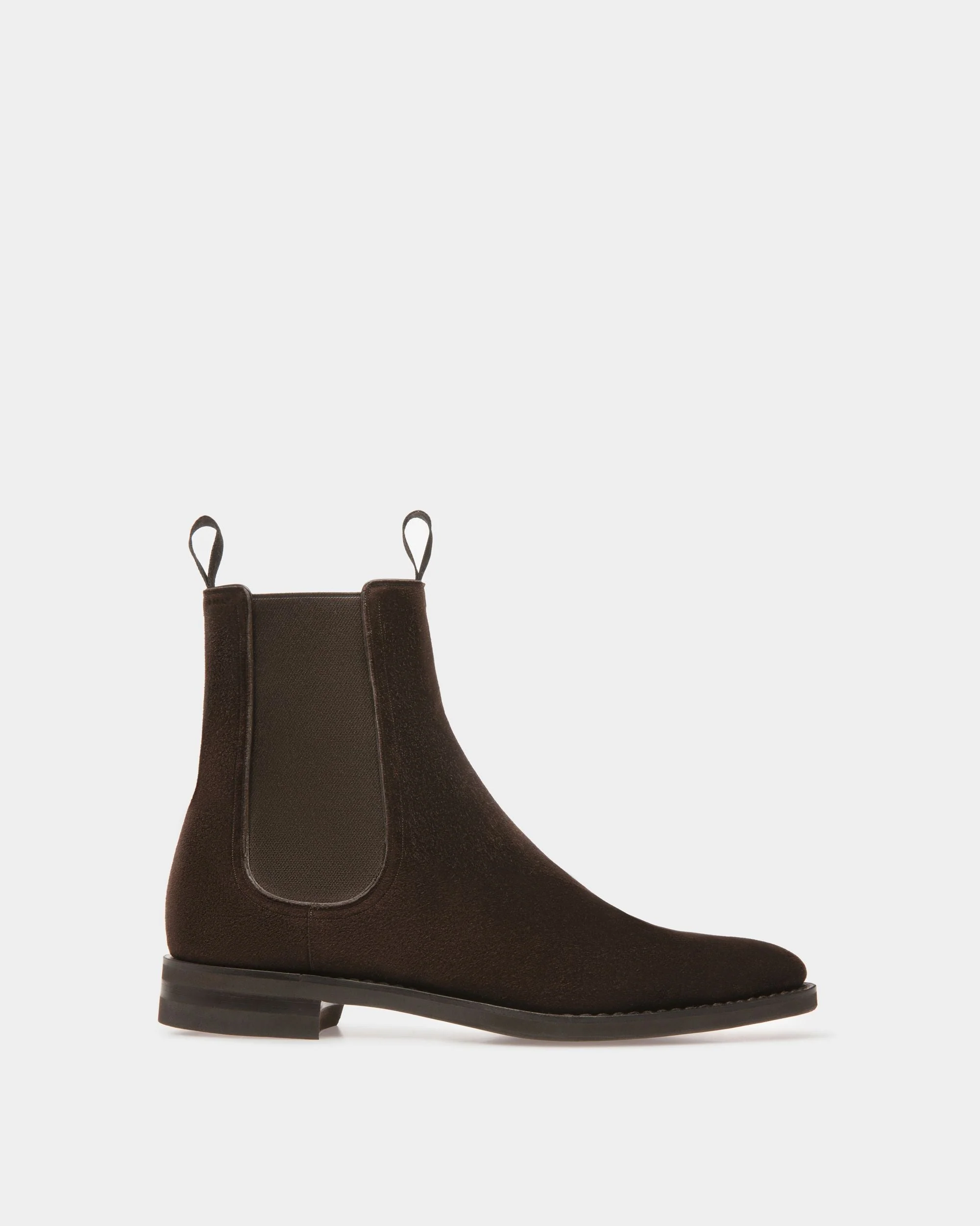 Scribe Booties In Brown Suede