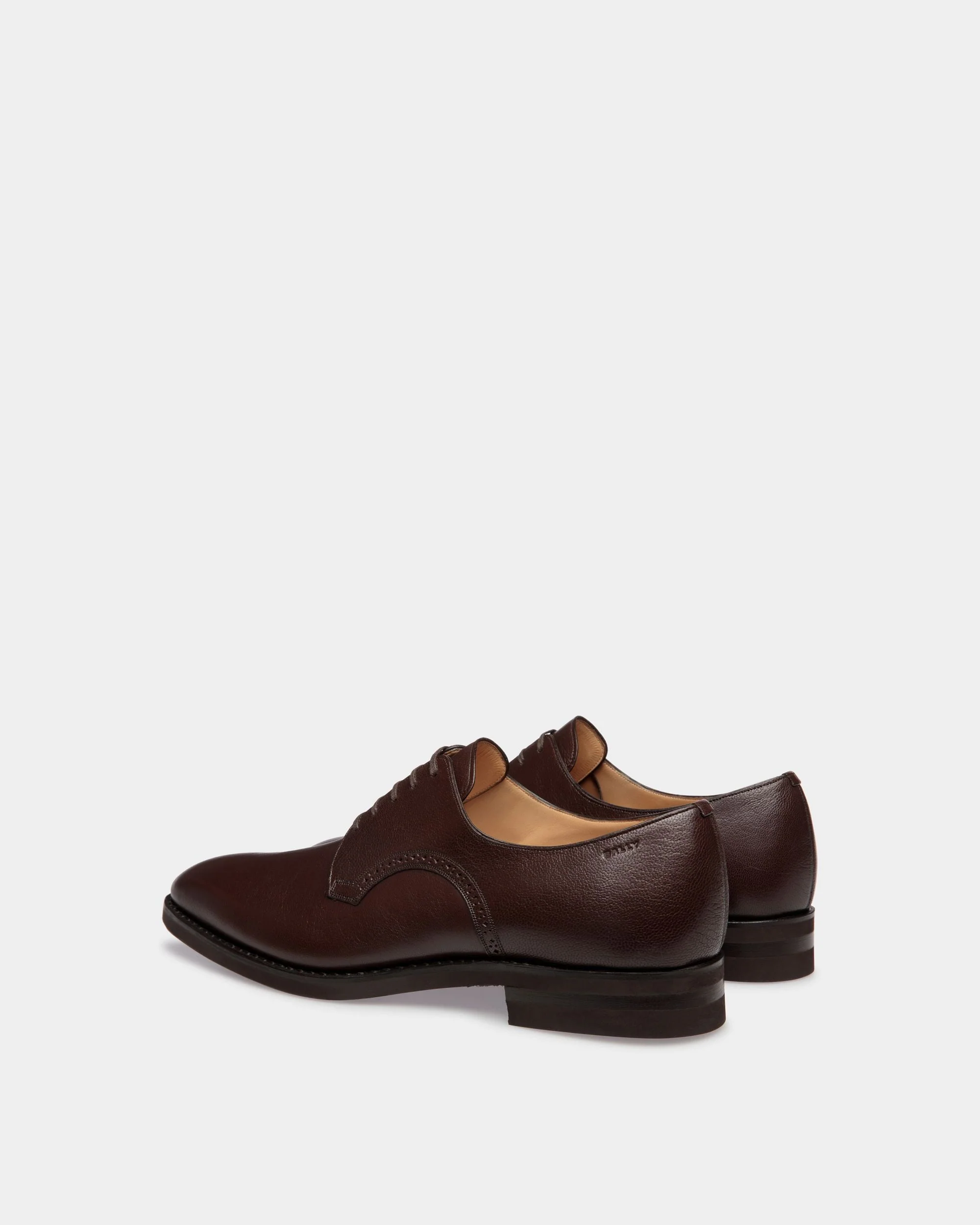 Scribe Derby in Brown Grained Leather - Image 2