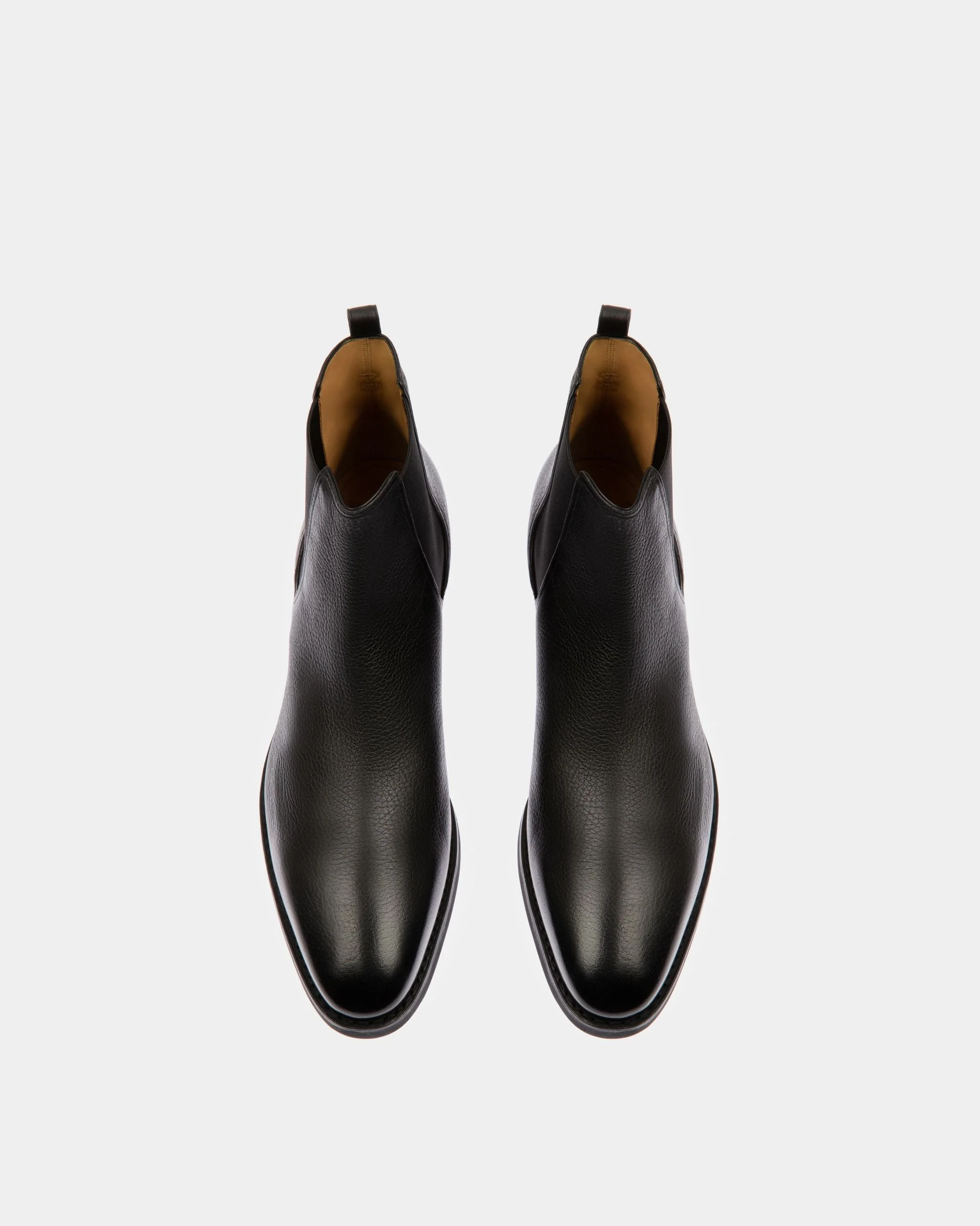 Scribe Novo Booties In Black Leather - Image 3