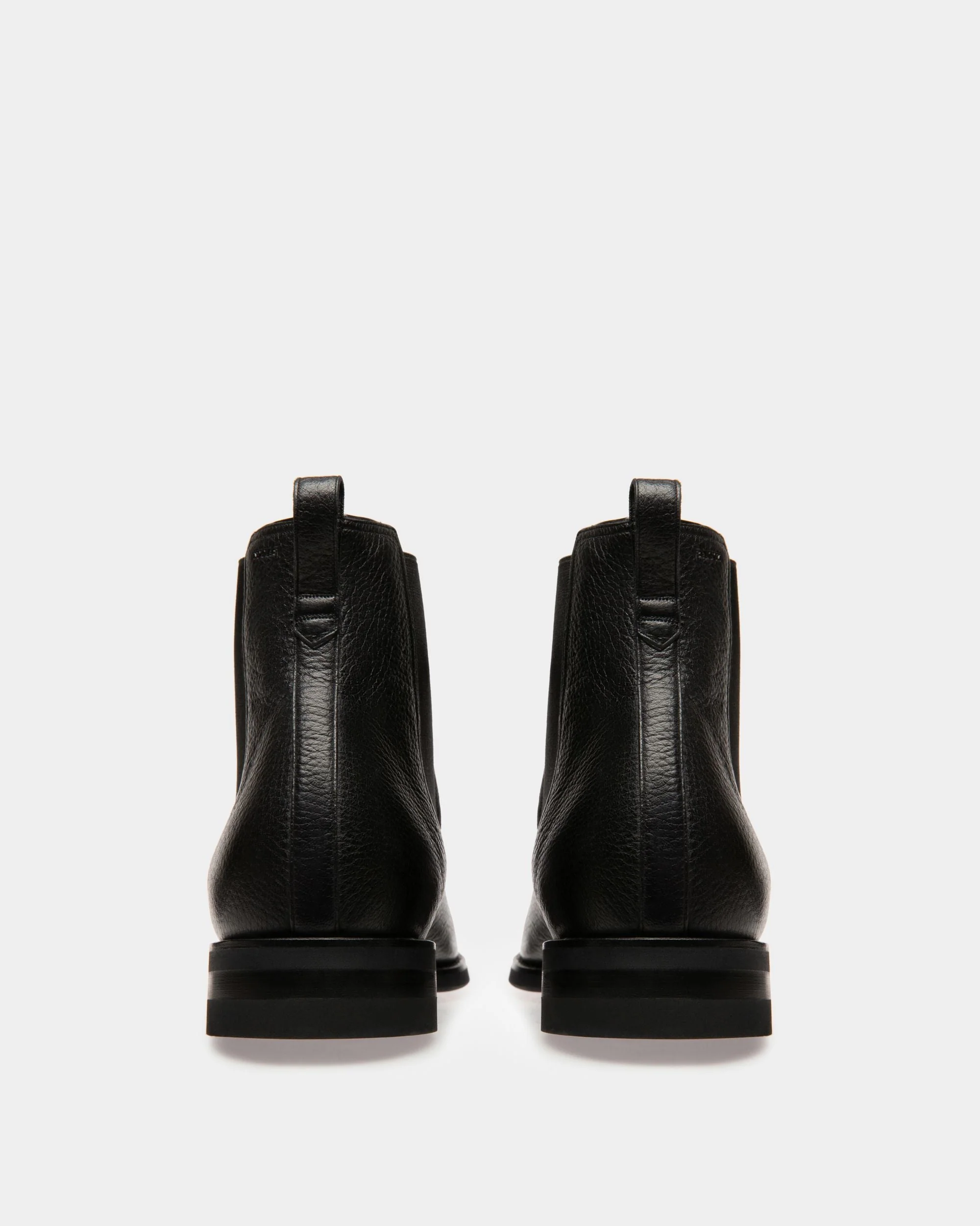 Scribe Novo Booties In Black Leather - Image 4