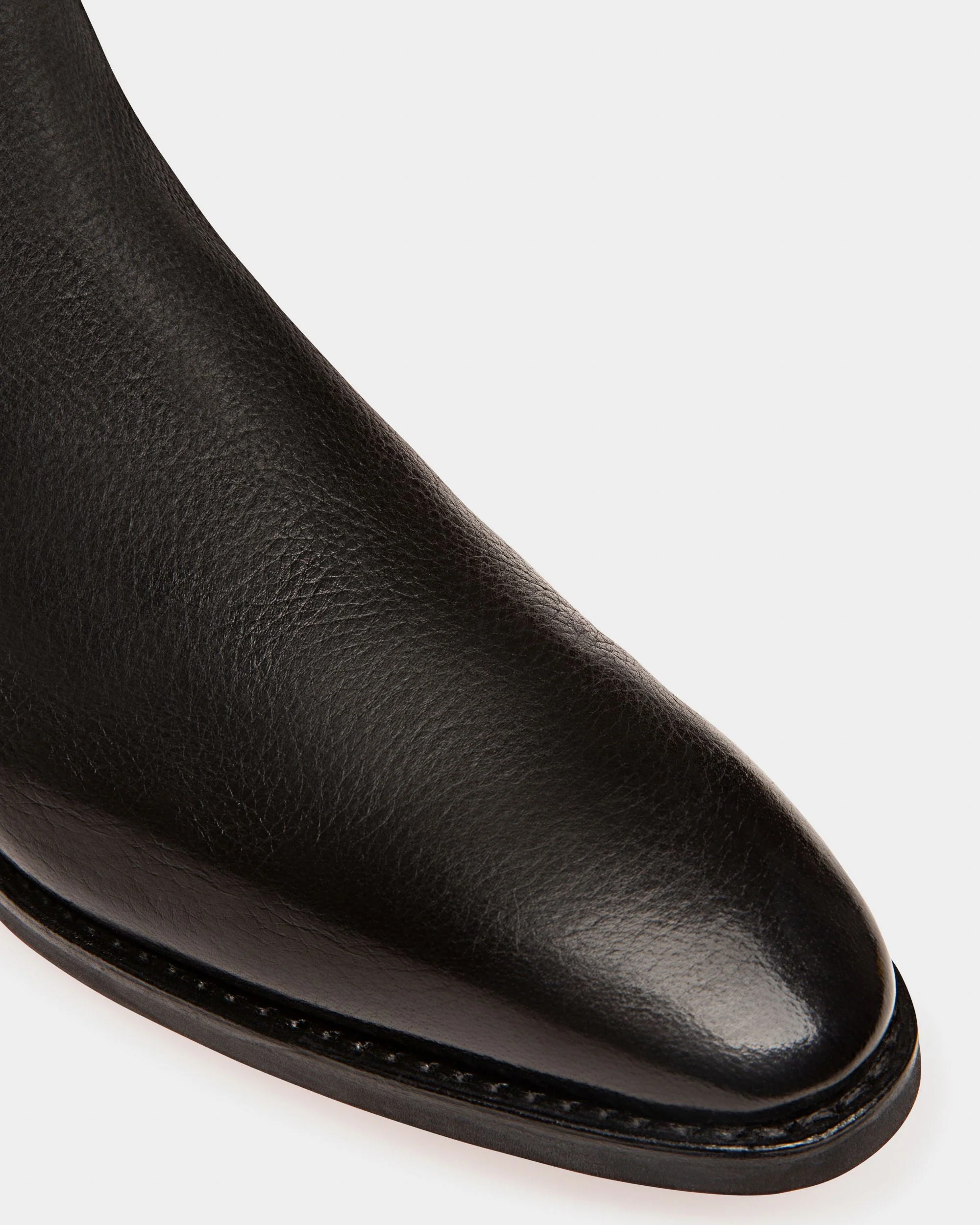 Scribe Novo Booties In Black Leather - Image 6