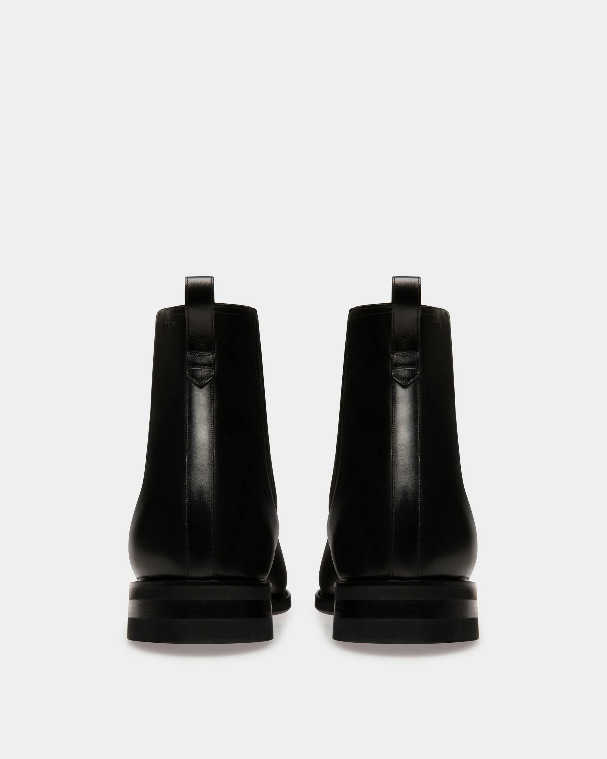 Scribe Novo Booties In Black Leather - Image 2